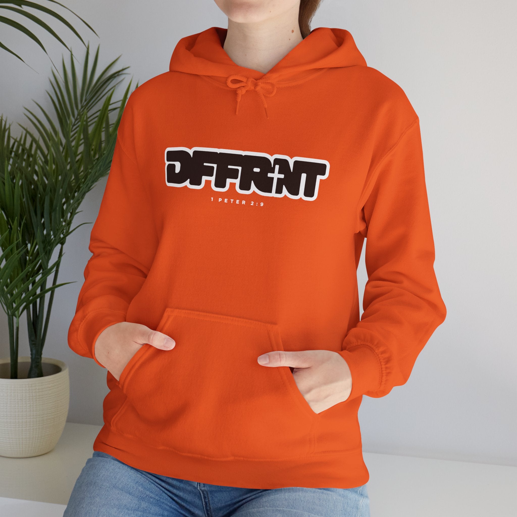 "DFFRNT"(DIFFERENT)-FILLED- Hoodie