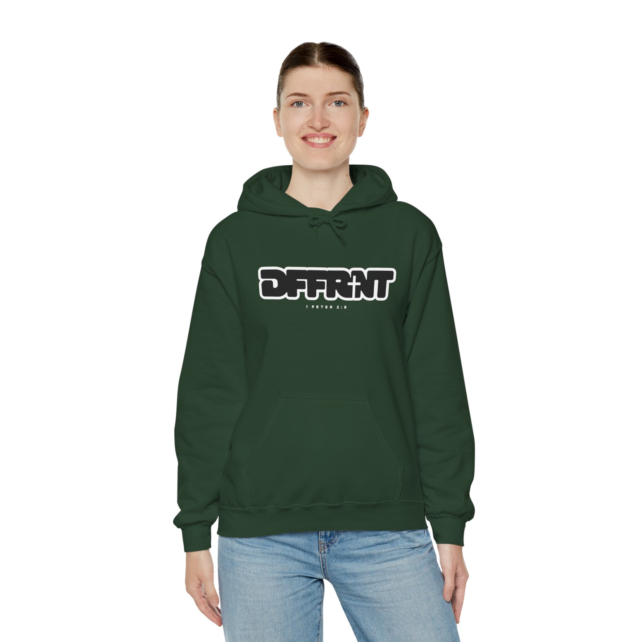 "DFFRNT"(DIFFERENT)-FILLED- Hoodie