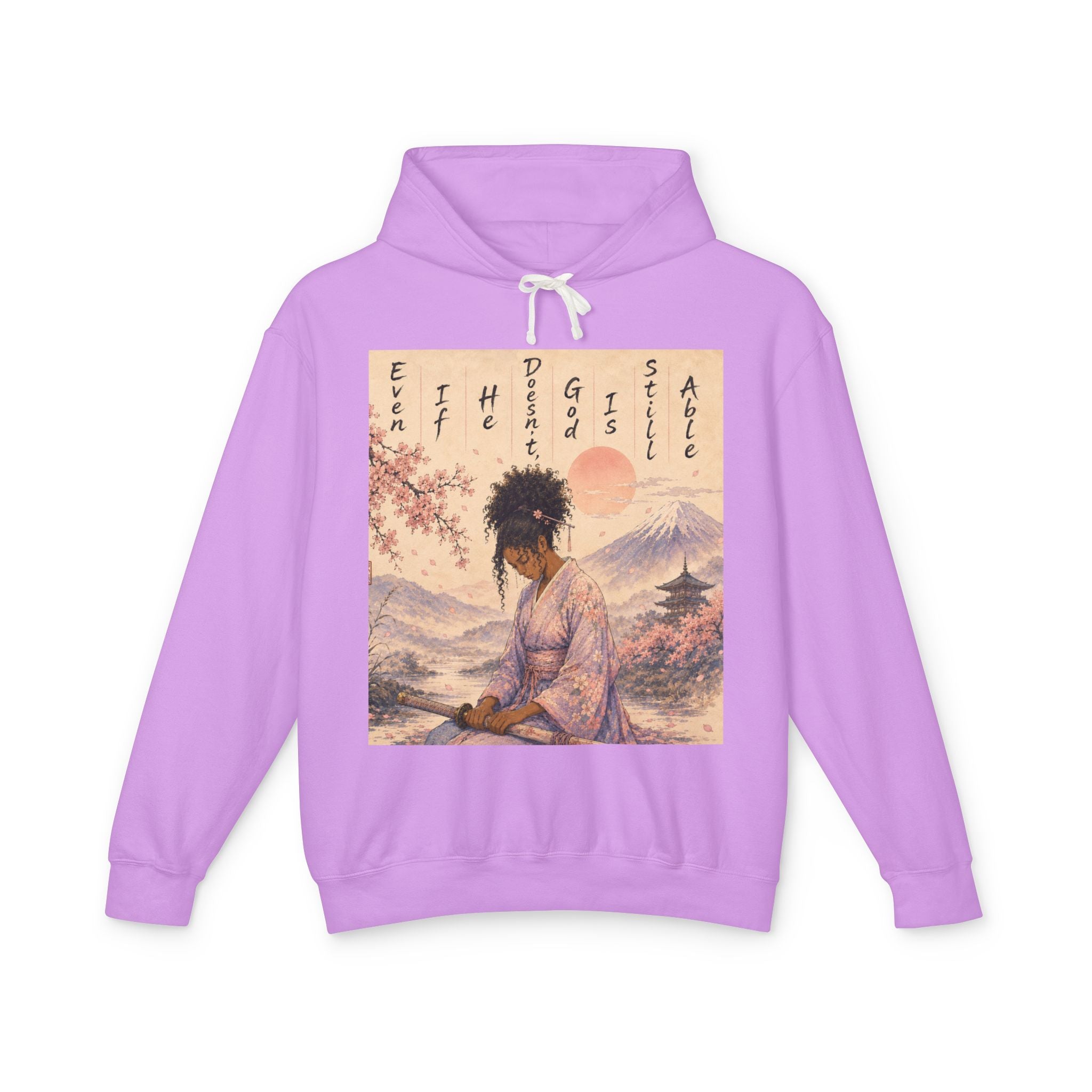 God is able Samurai hoodie