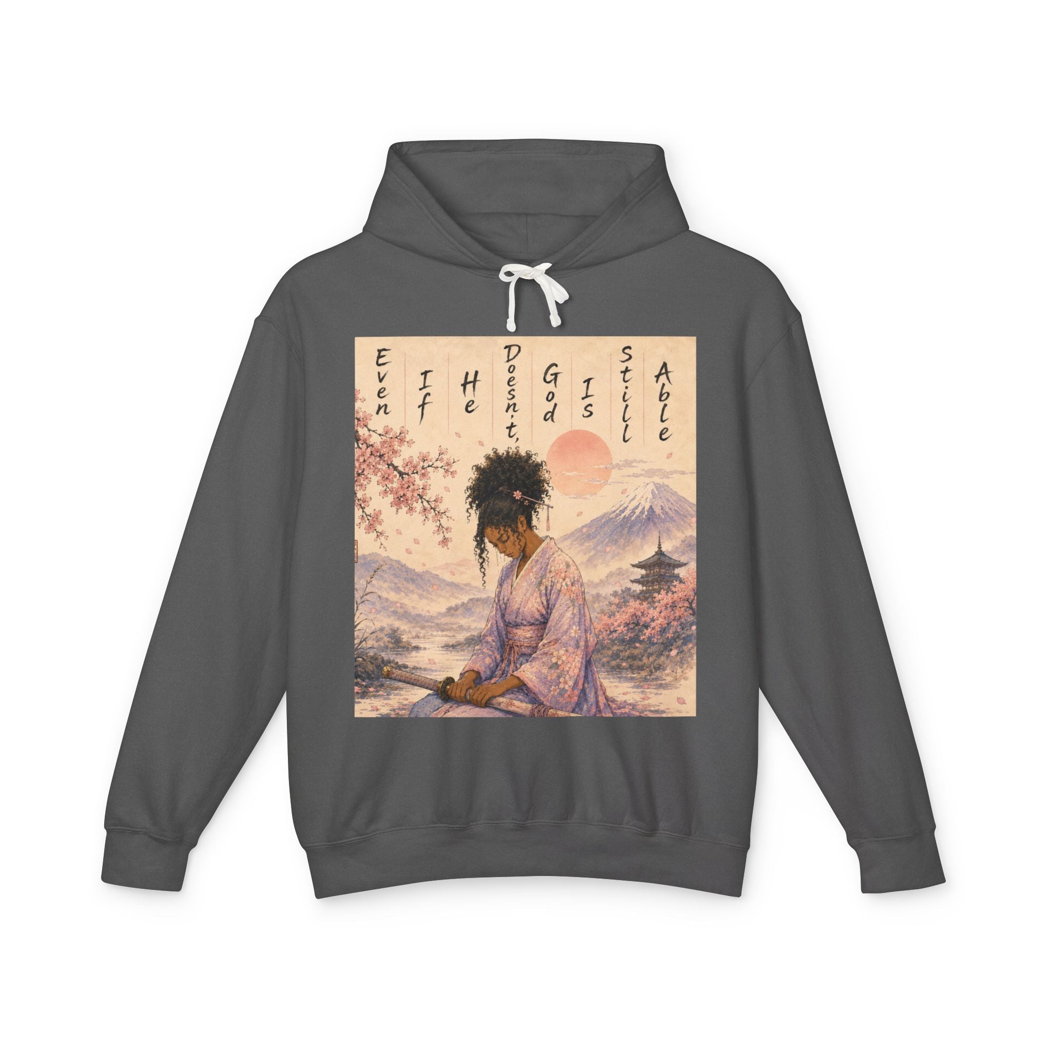 God is able Samurai hoodie