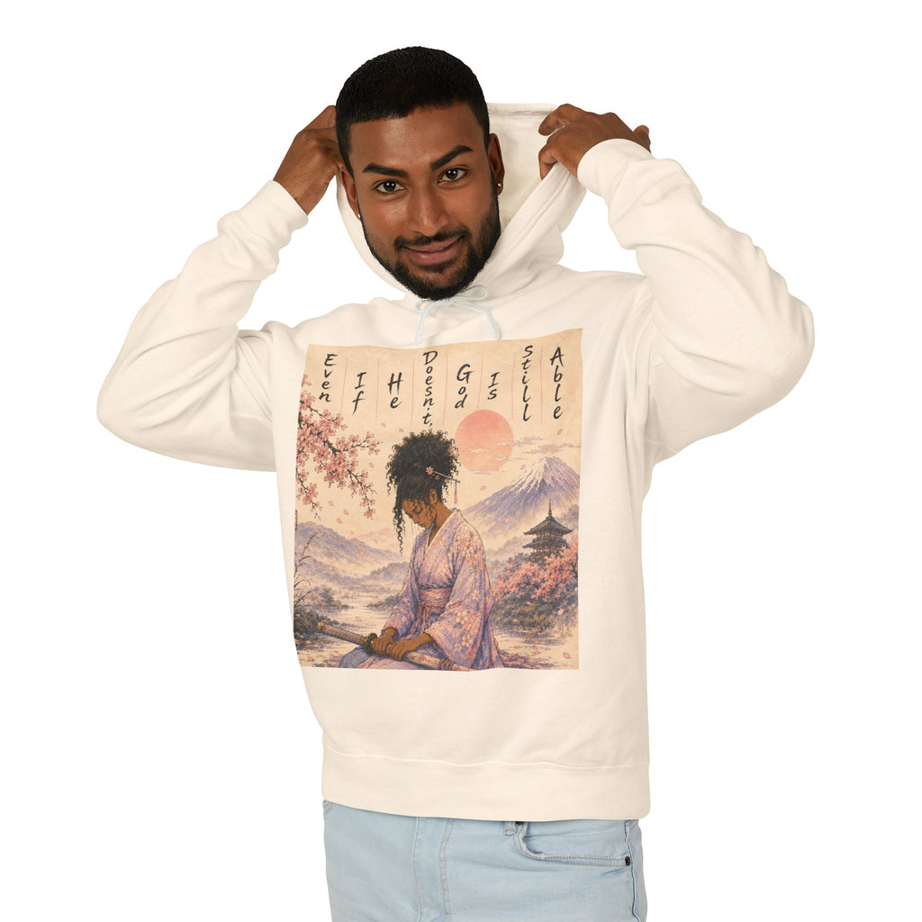 God is able Samurai hoodie
