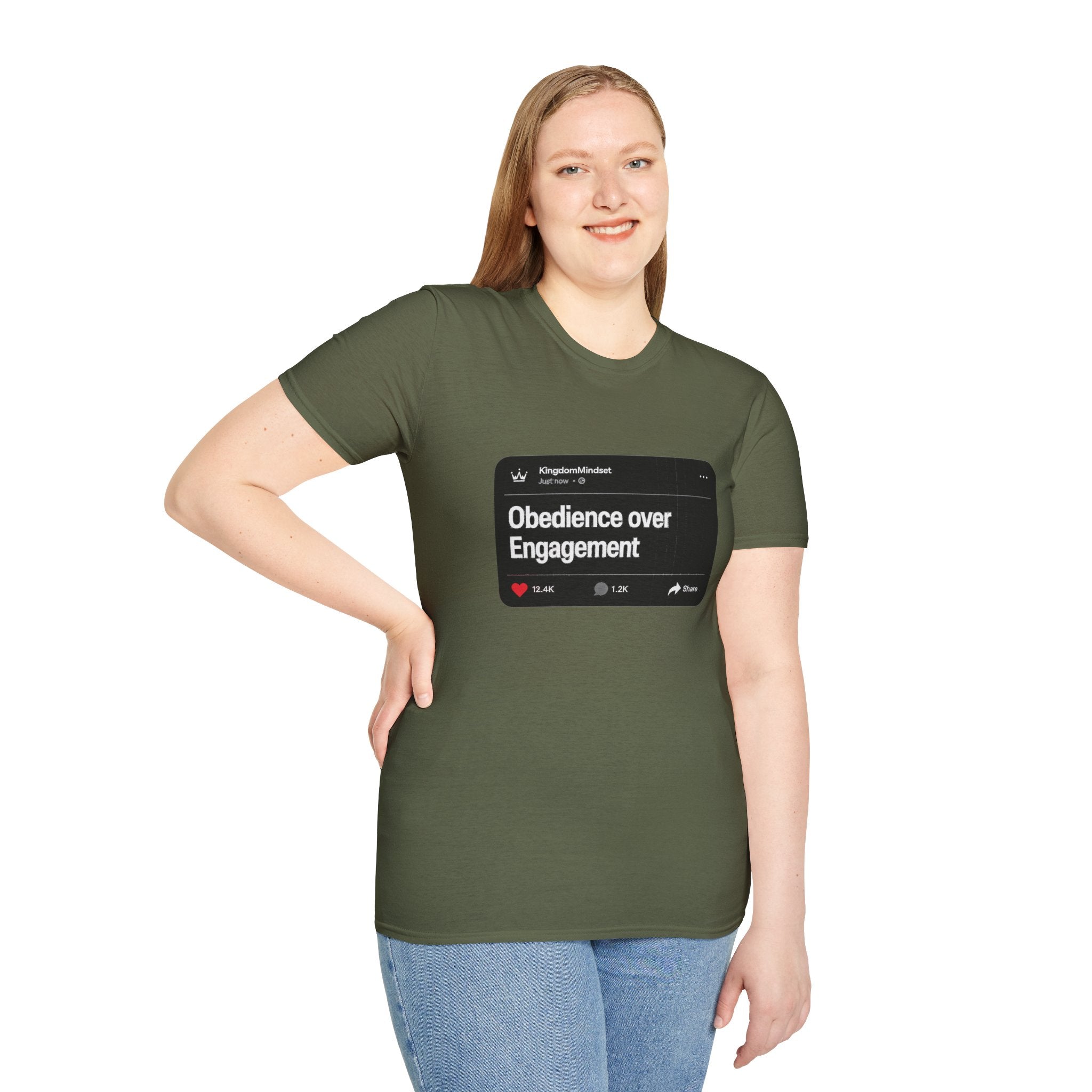 Obedience Over Engagement Tee
