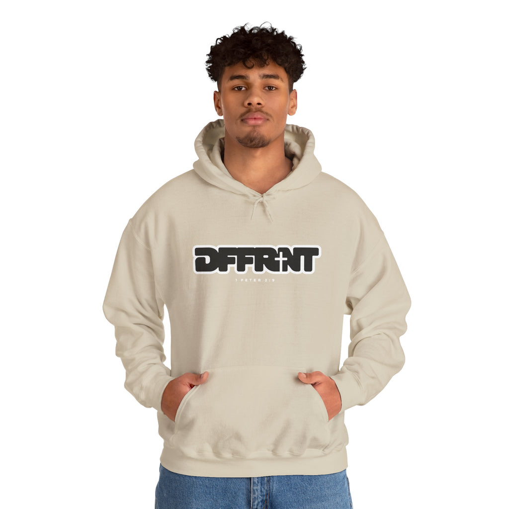 "DFFRNT"(DIFFERENT)-FILLED- Hoodie
