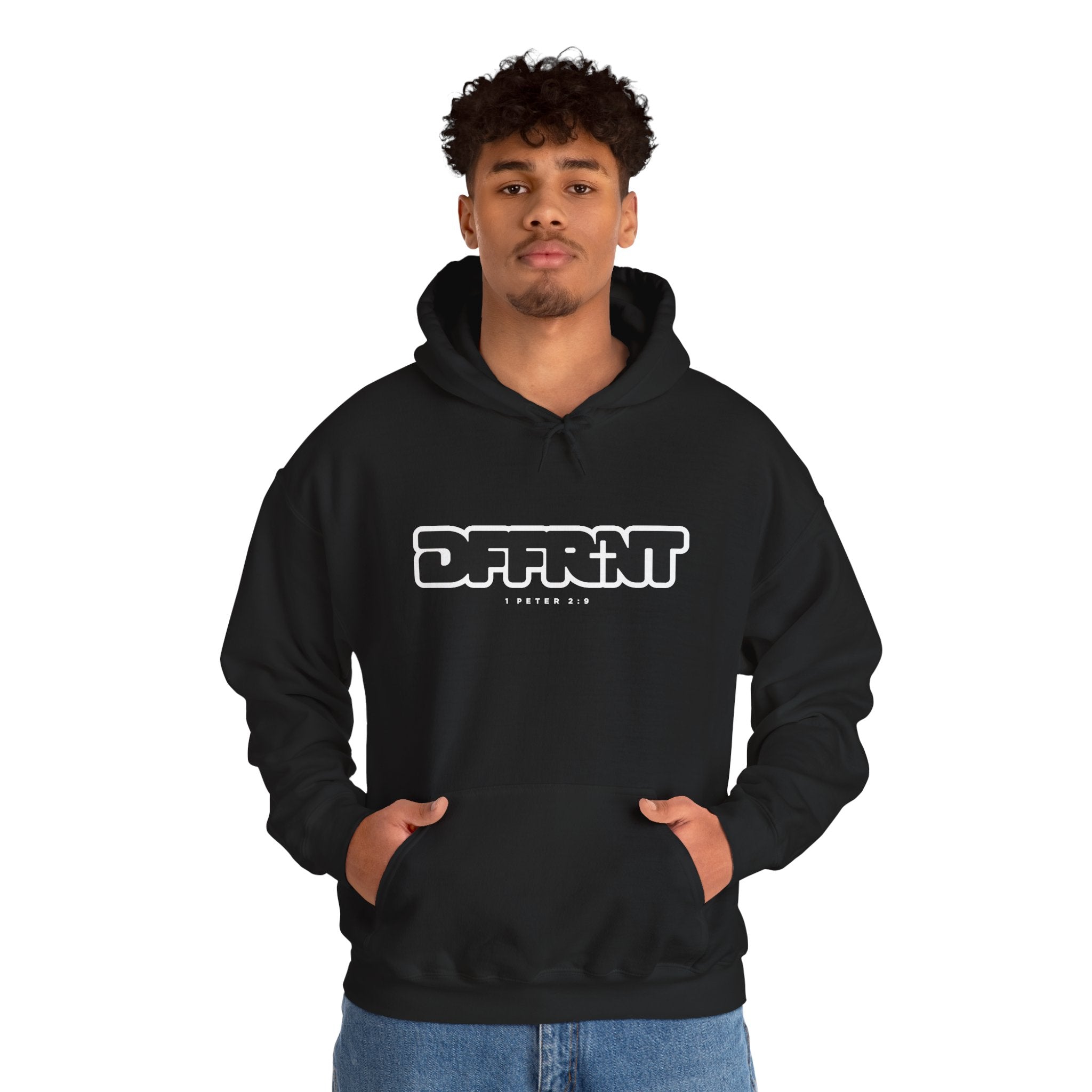 "DFFRNT"(DIFFERENT)-FILLED- Hoodie
