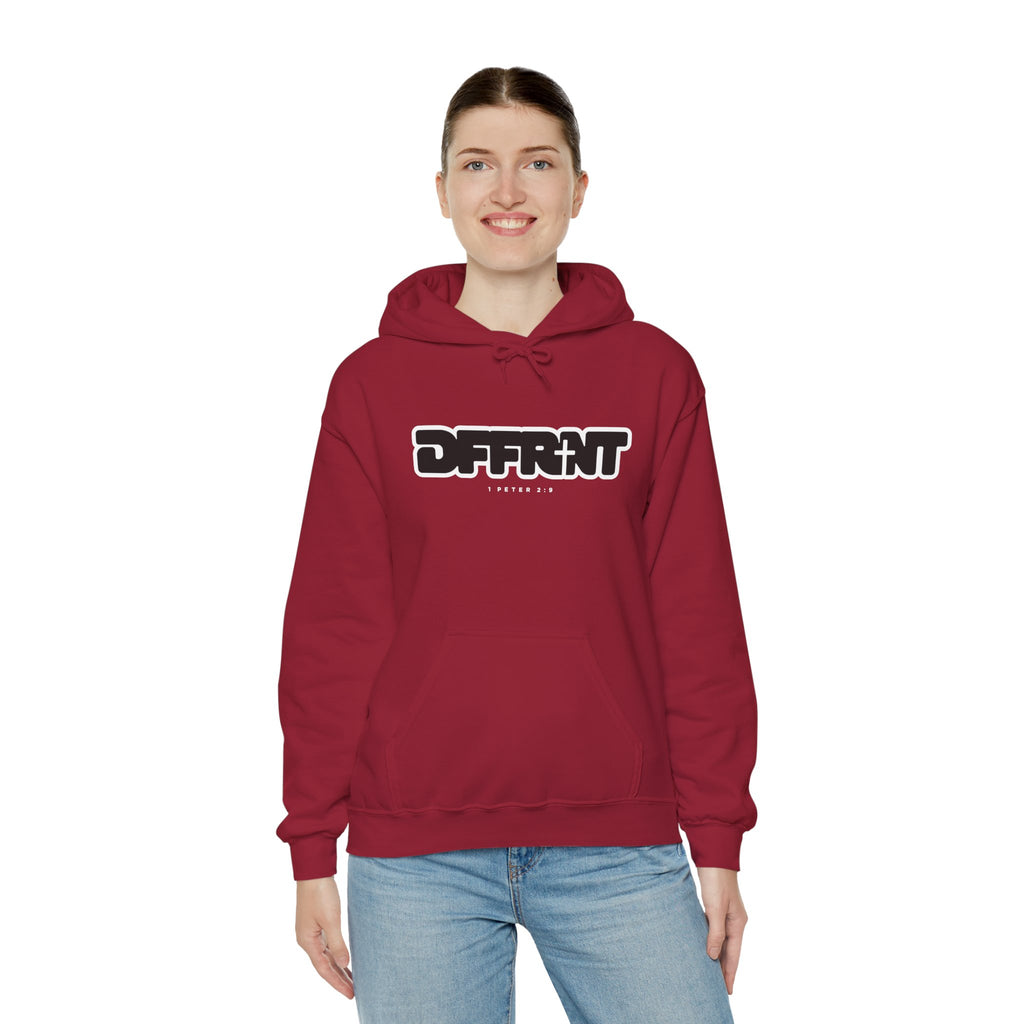 "DFFRNT"(DIFFERENT)-FILLED- Hoodie