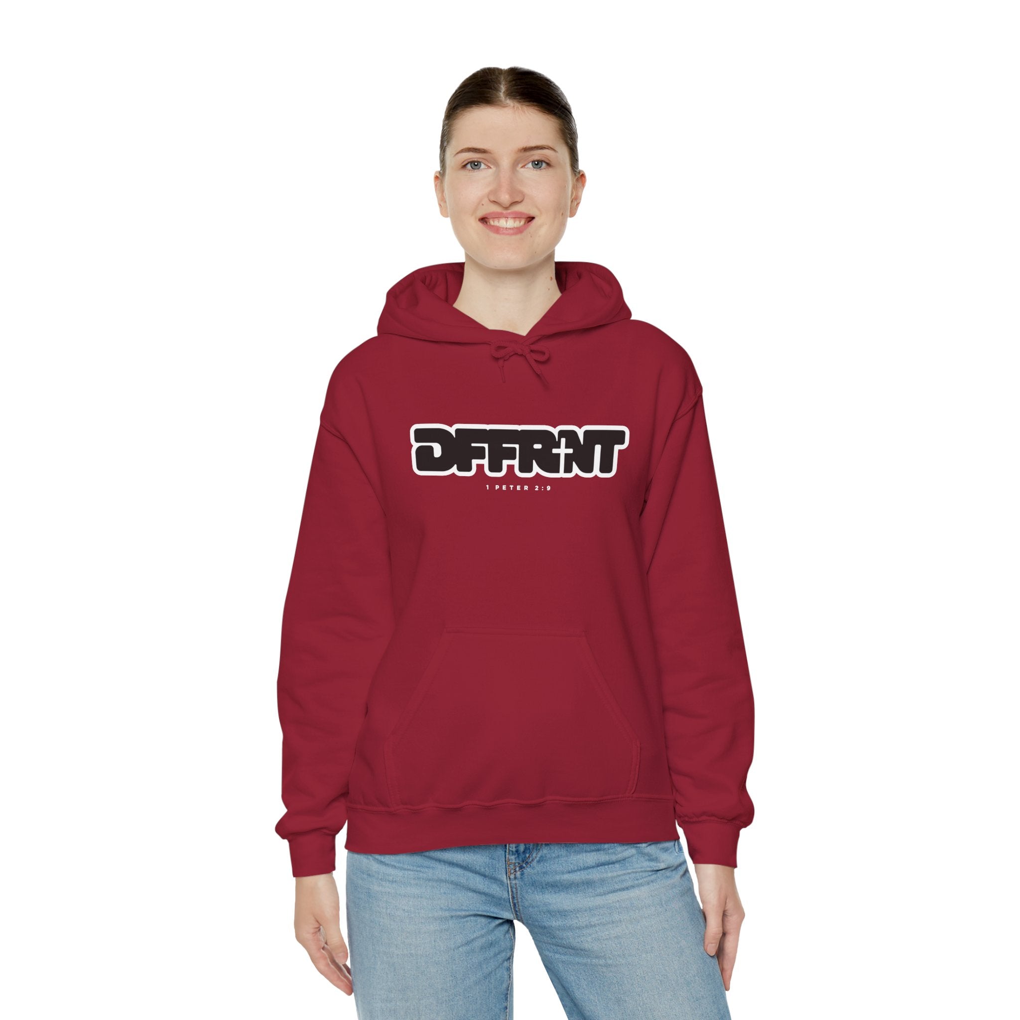 "DFFRNT"(DIFFERENT)-FILLED- Hoodie
