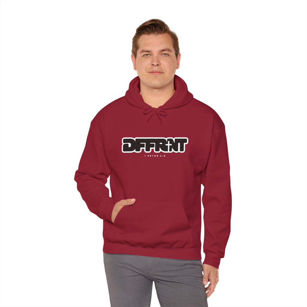 "DFFRNT"(DIFFERENT)-FILLED- Hoodie