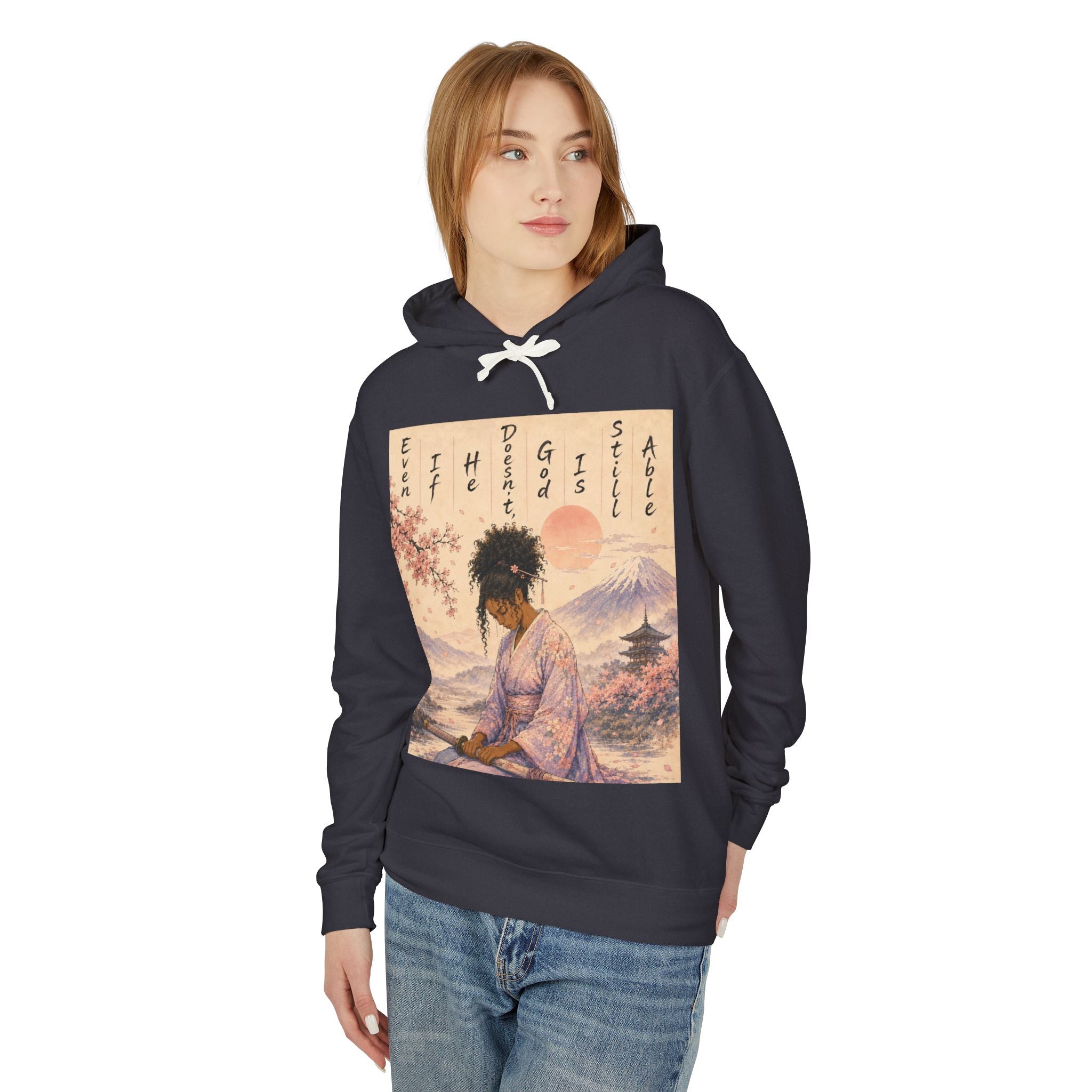 God is able Samurai hoodie
