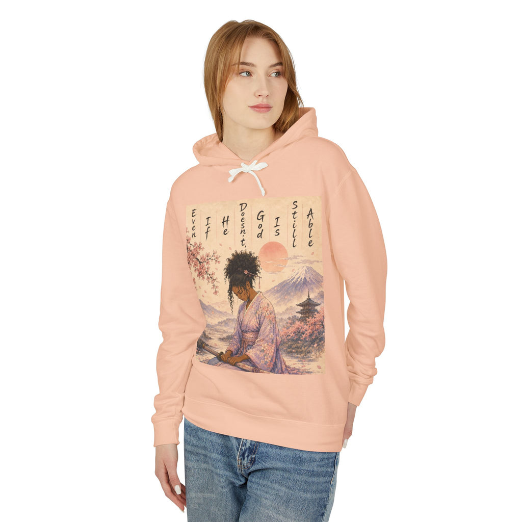 God is able Samurai hoodie