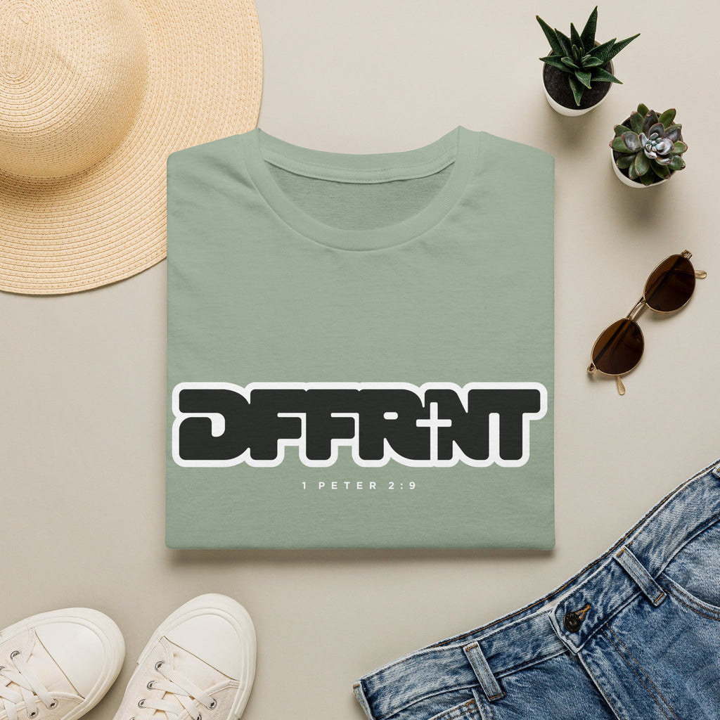Different(DFFRNT) Text Logo T-Shirt