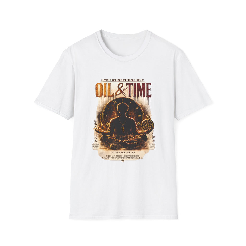 Oil & Time Clock Graphic T-Shirt
