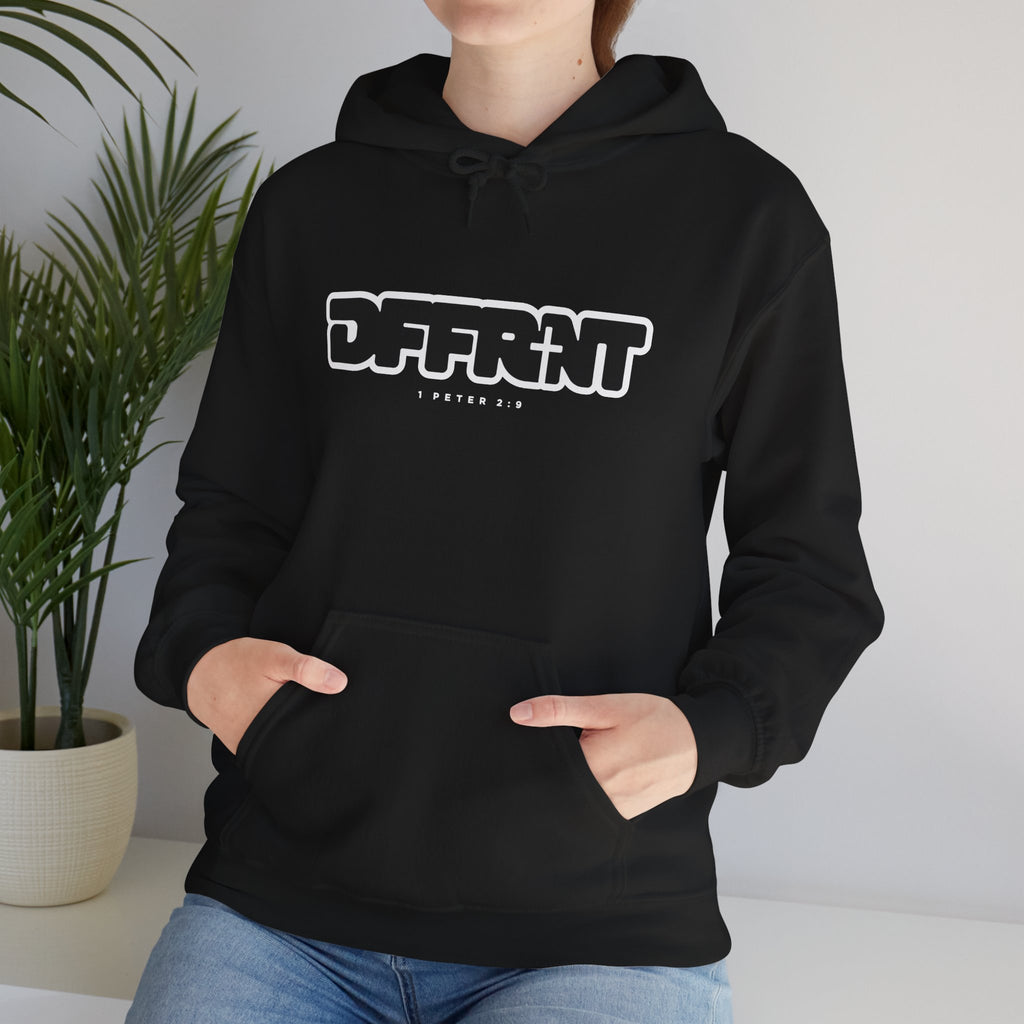 "DFFRNT"(DIFFERENT)-FILLED- Hoodie