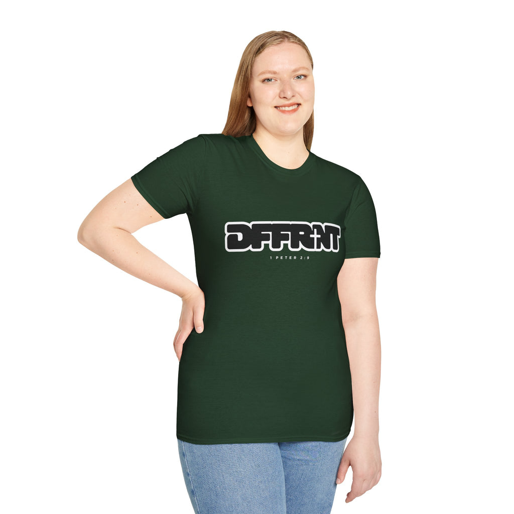Different(DFFRNT) Text Logo T-Shirt