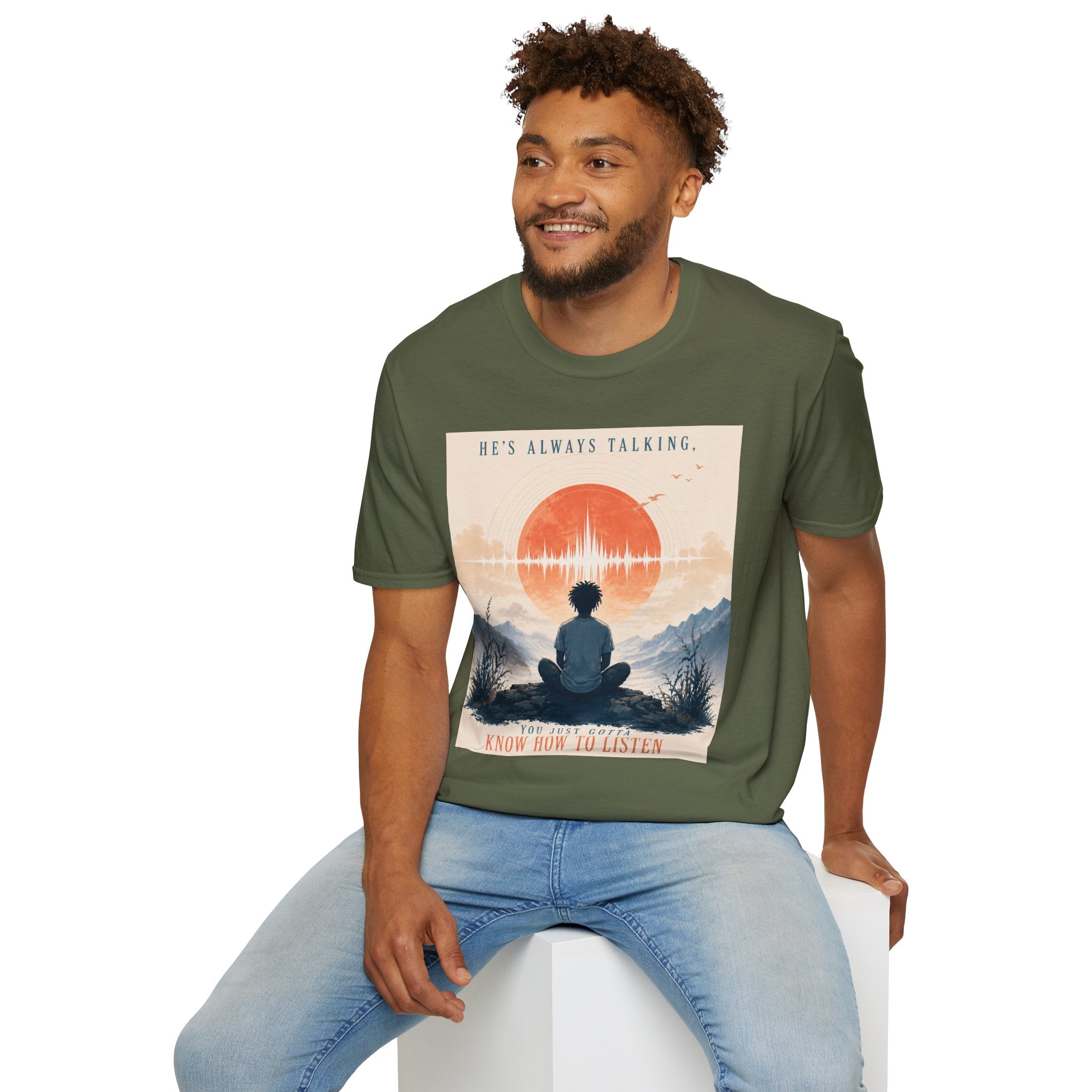 He is always talking T-Shirt