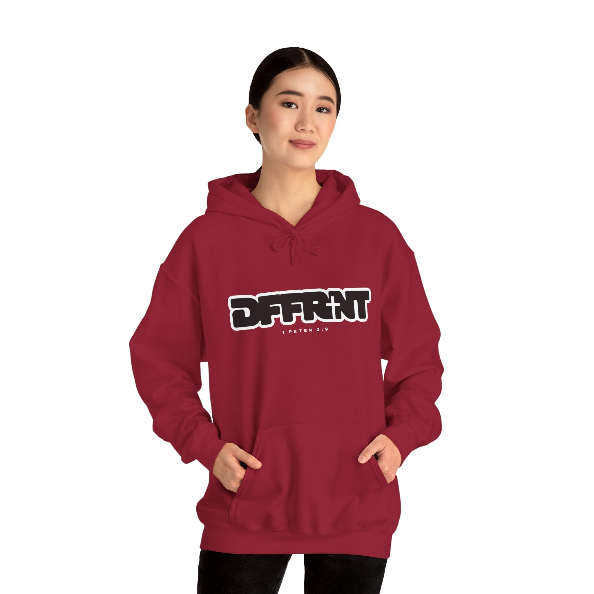 "DFFRNT"(DIFFERENT)-FILLED- Hoodie