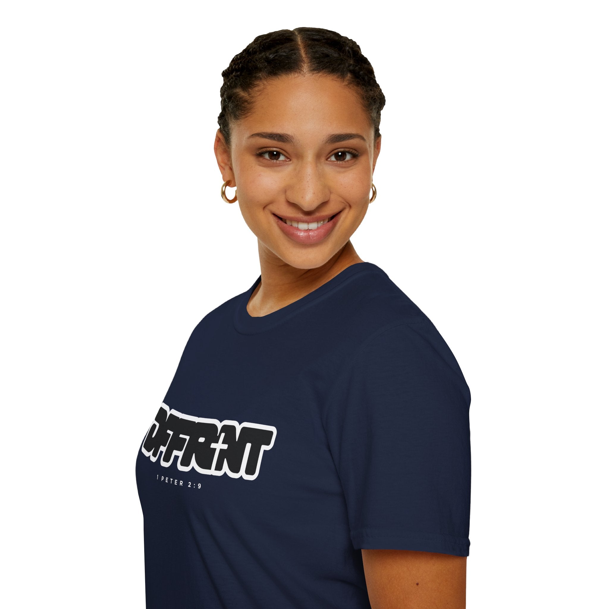 Different(DFFRNT) Text Logo T-Shirt
