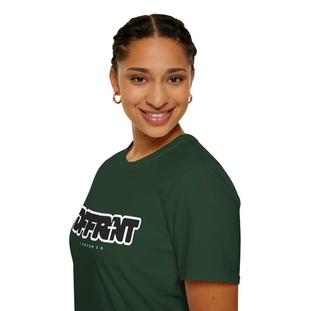 Different(DFFRNT) Text Logo T-Shirt