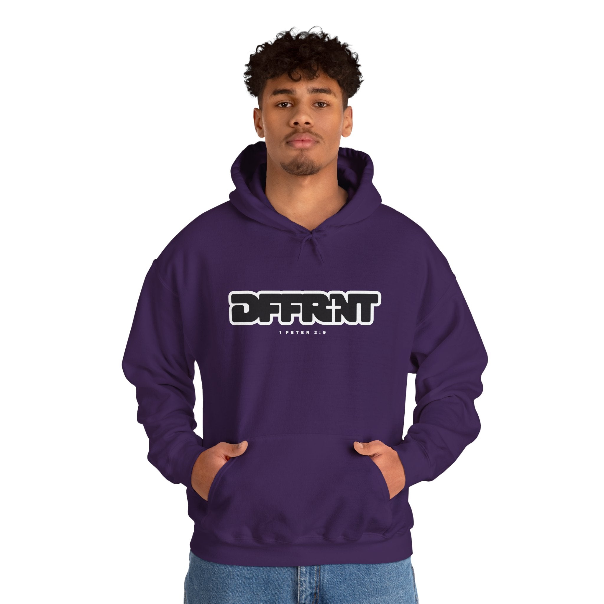 "DFFRNT"(DIFFERENT)-FILLED- Hoodie