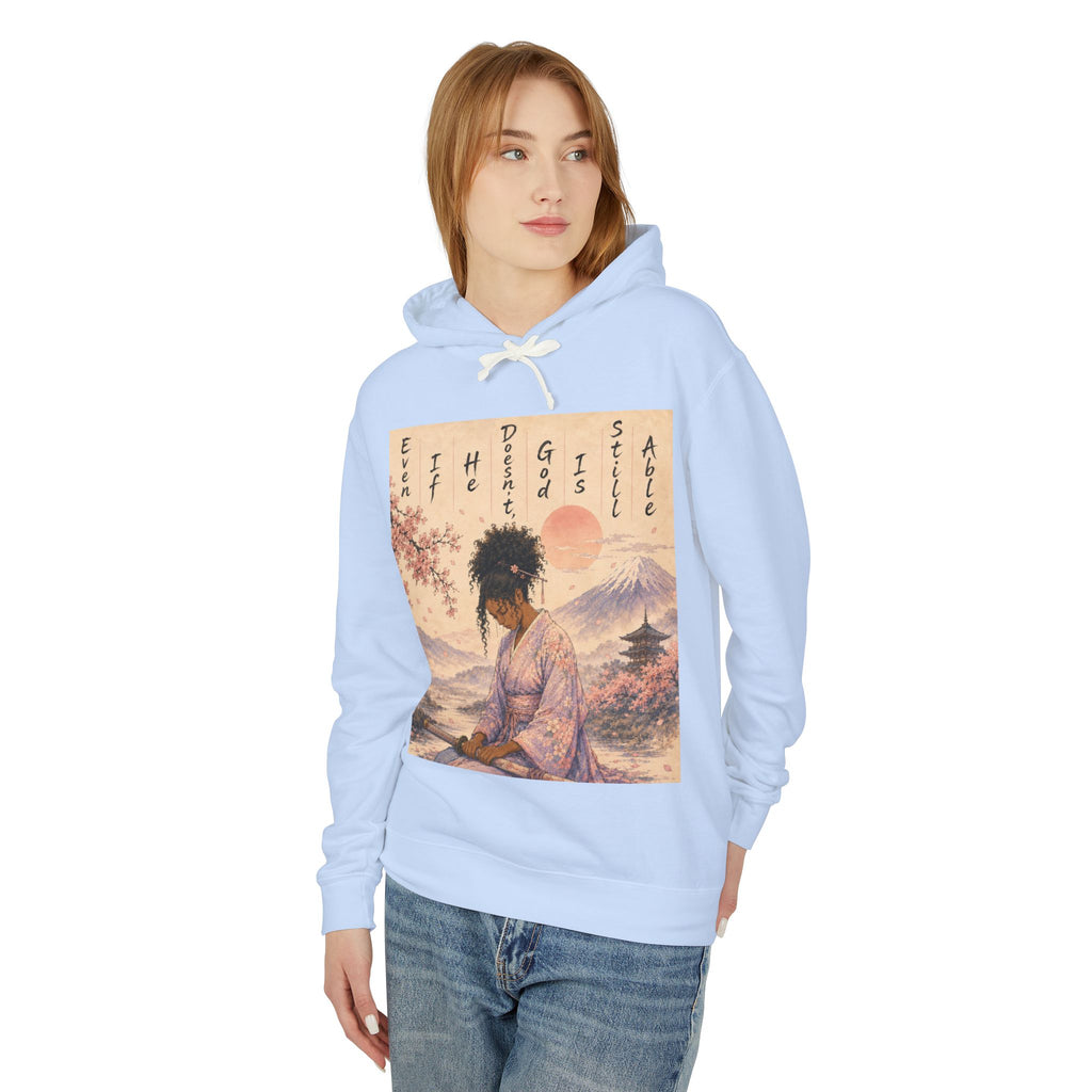 God is able Samurai hoodie