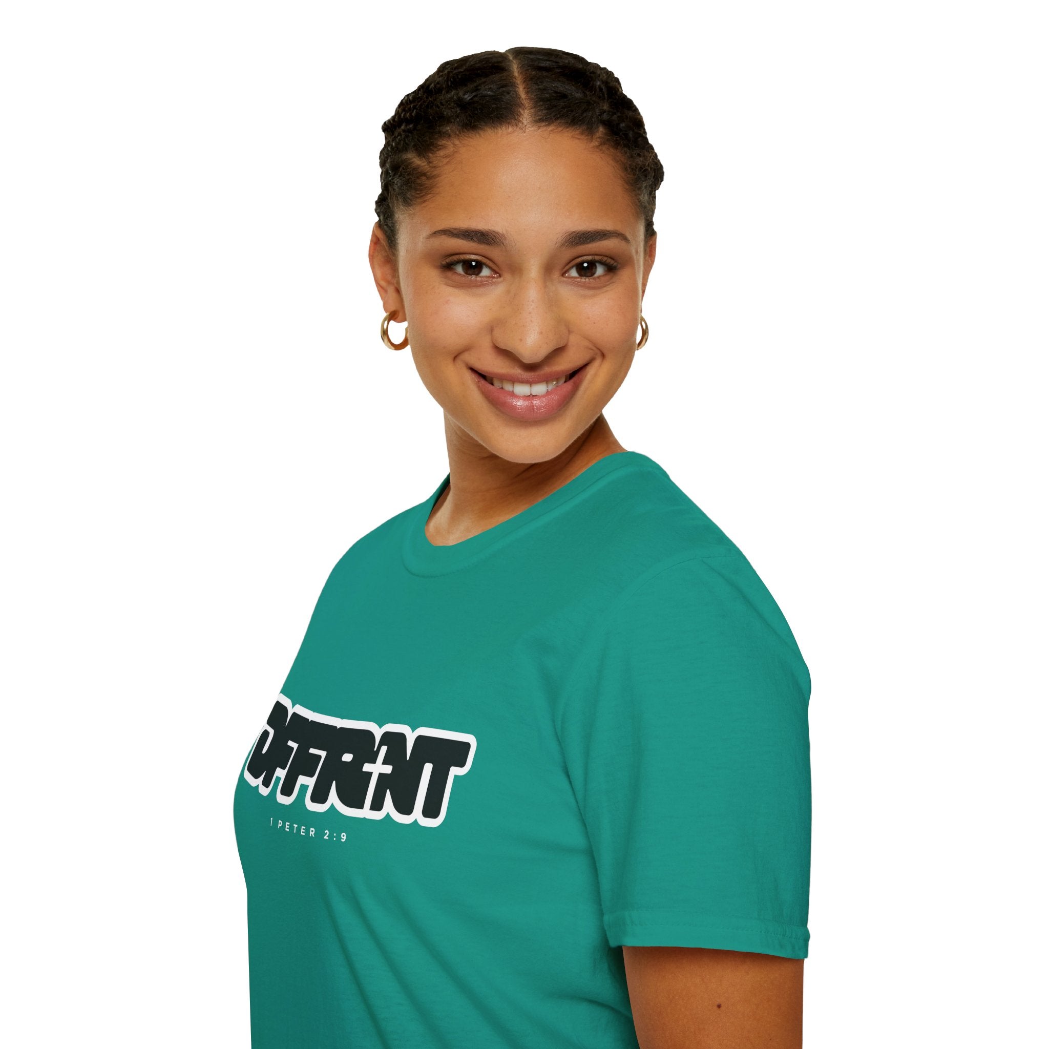 Different(DFFRNT) Text Logo T-Shirt