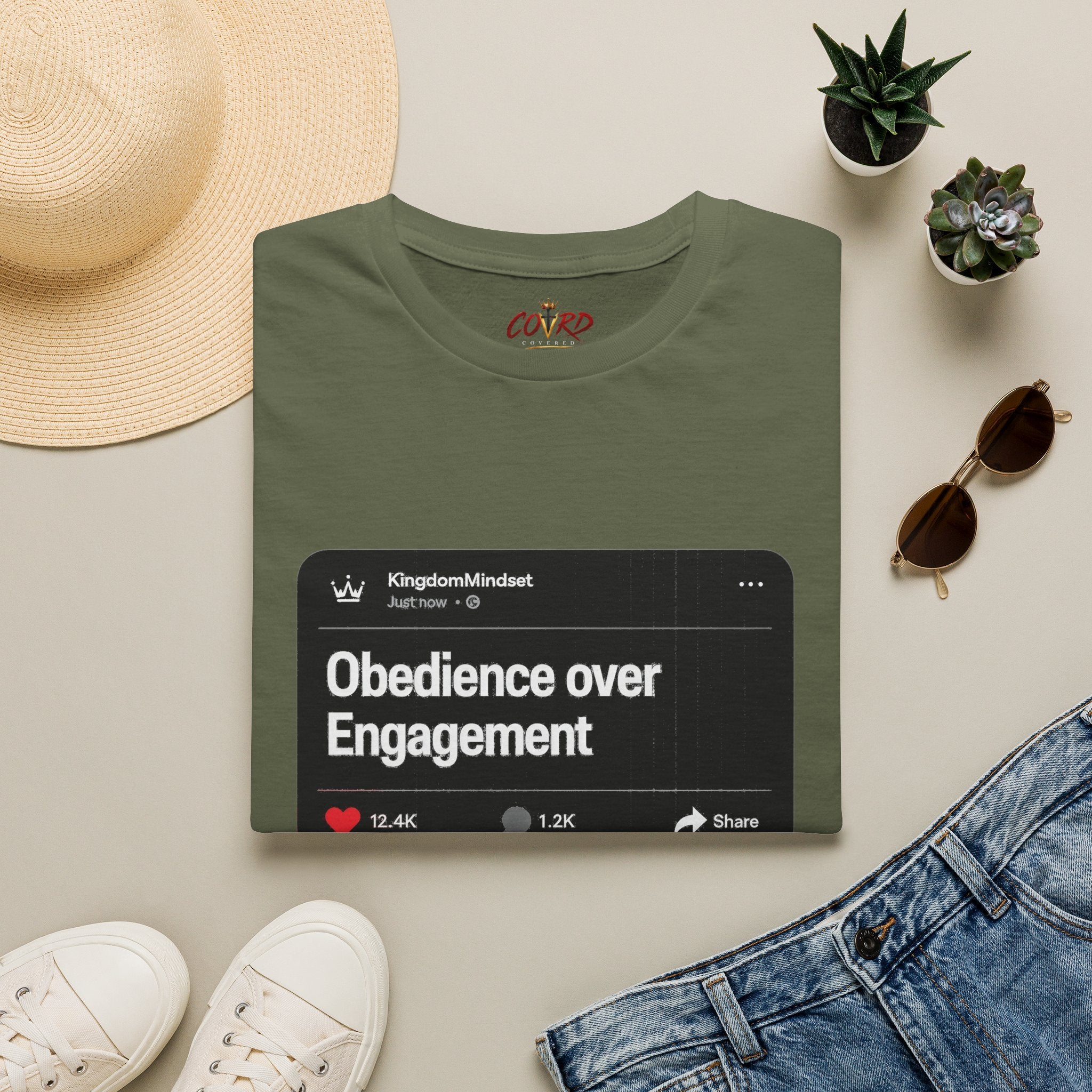 Obedience Over Engagement Tee
