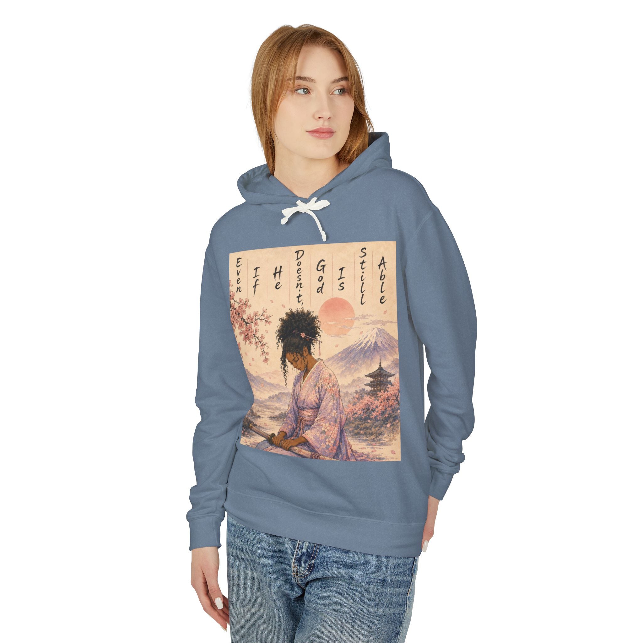 God is able Samurai hoodie