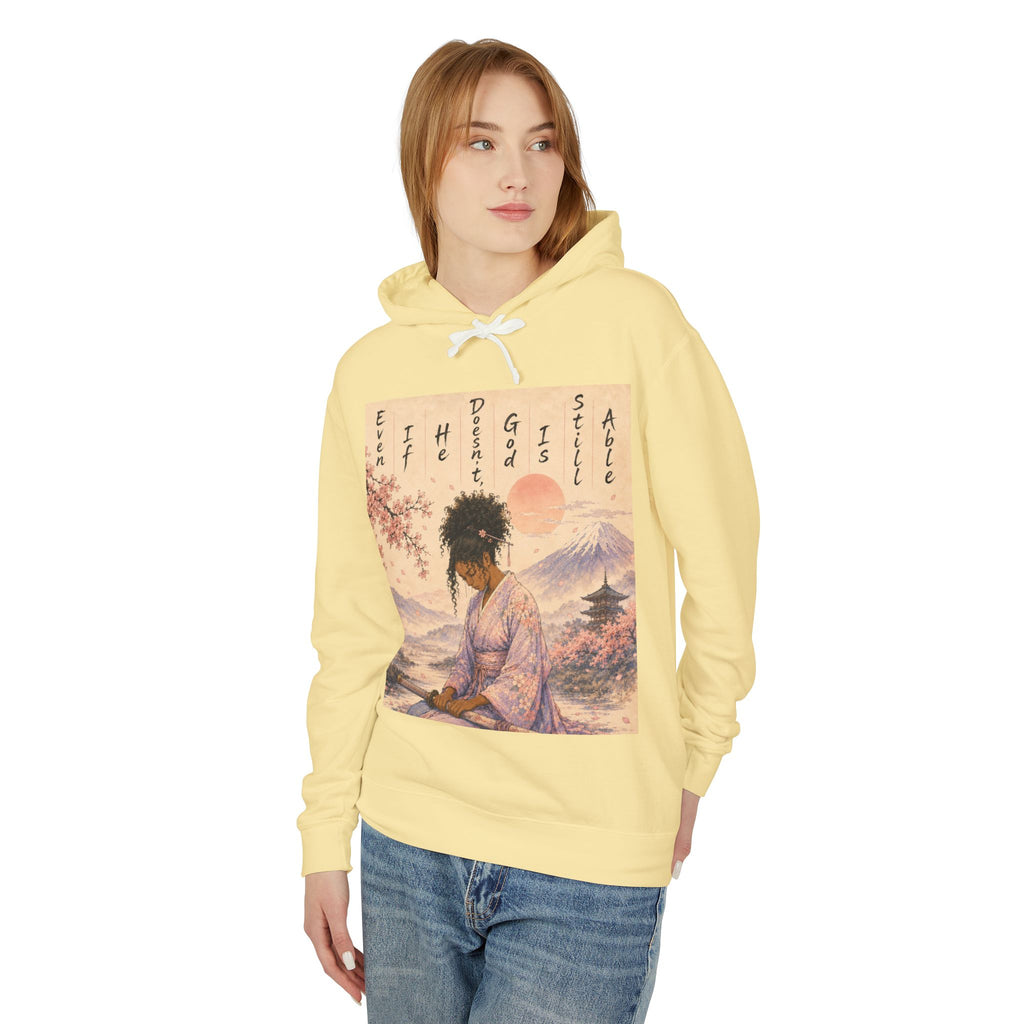 God is able Samurai hoodie