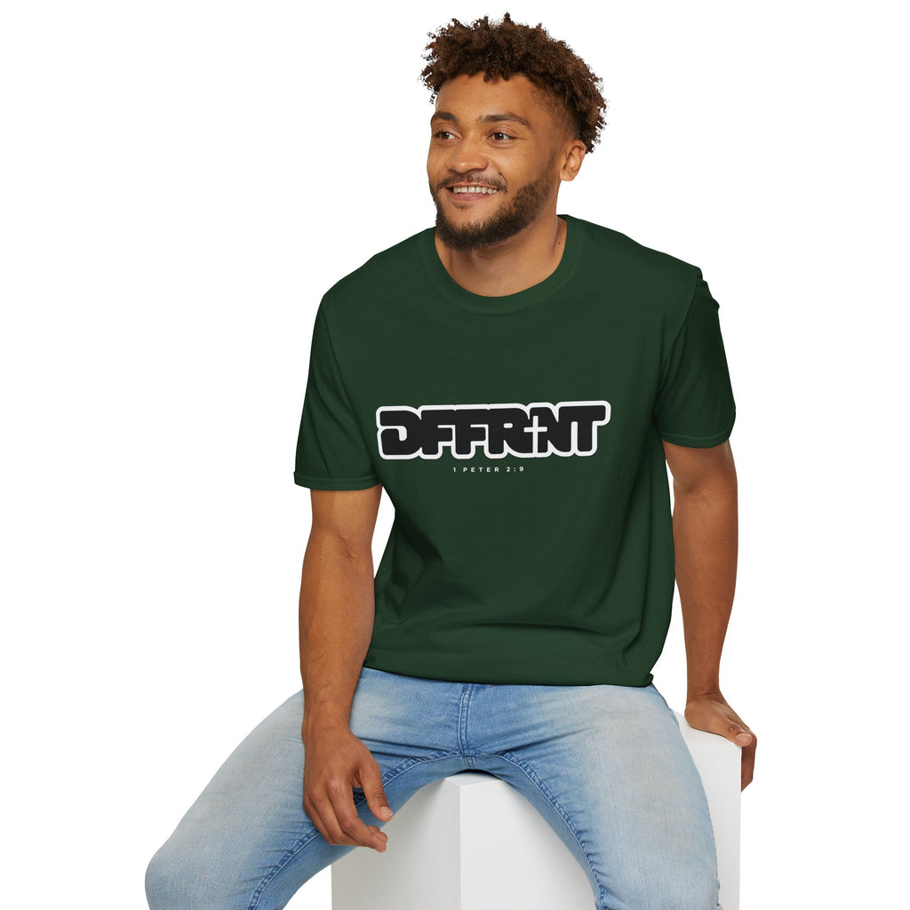 Different(DFFRNT) Text Logo T-Shirt