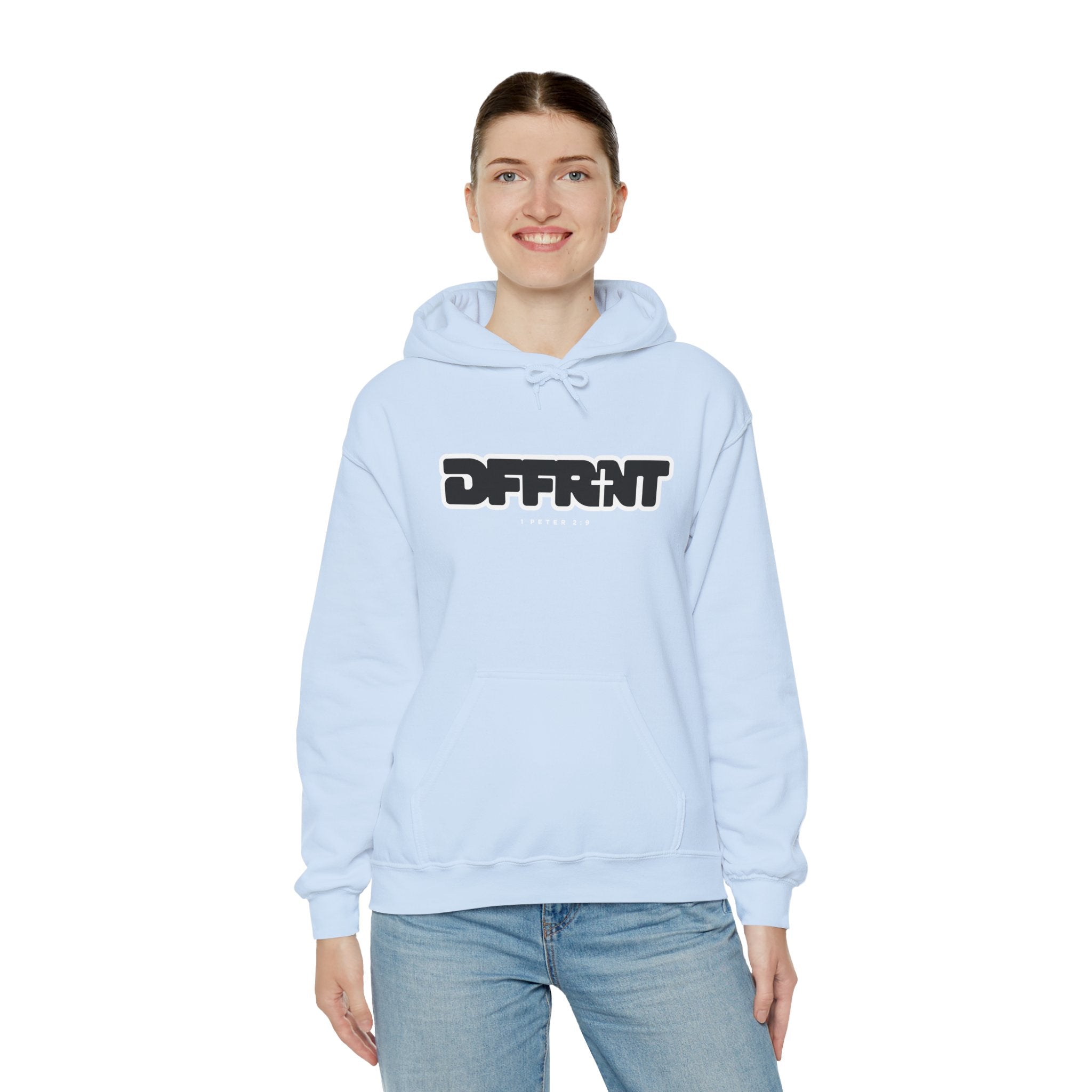 "DFFRNT"(DIFFERENT)-FILLED- Hoodie