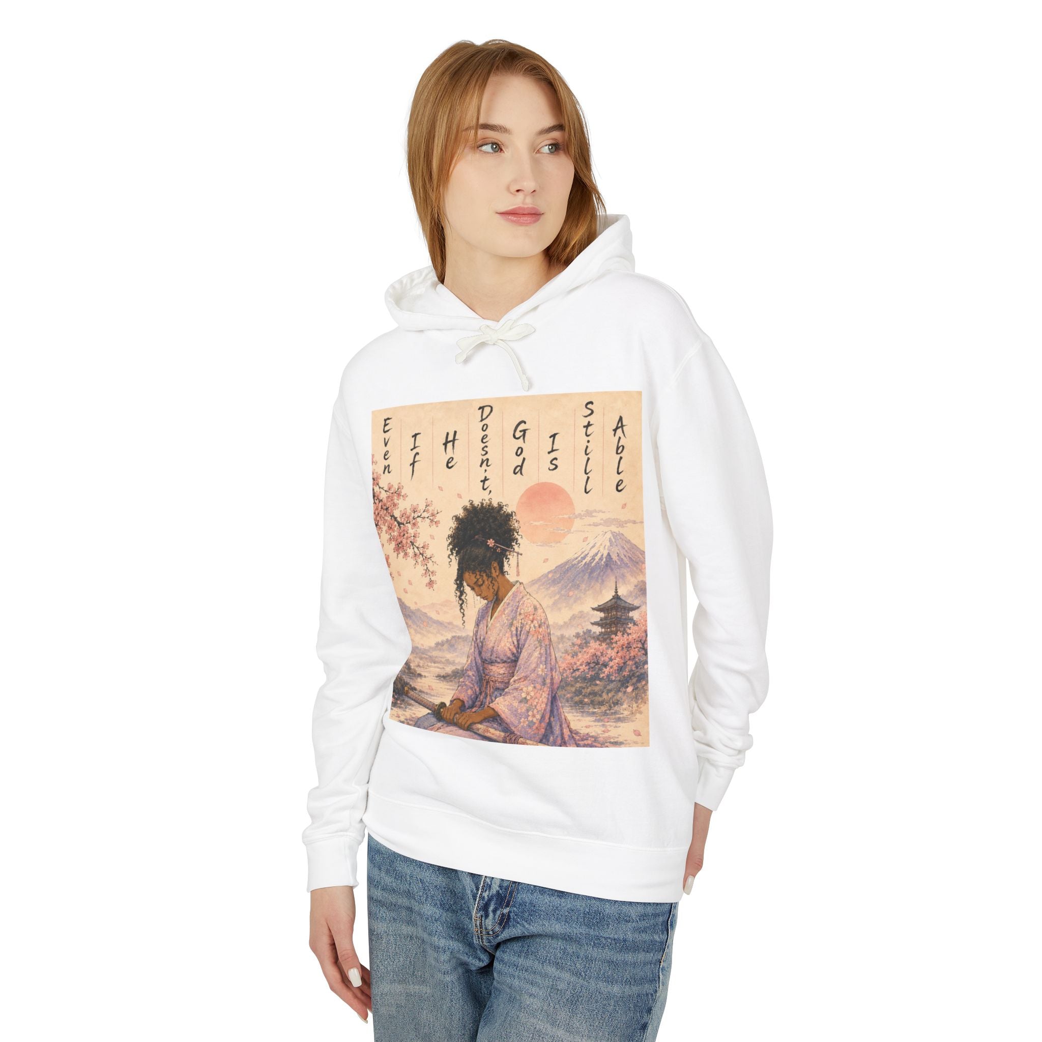 God is able Samurai hoodie