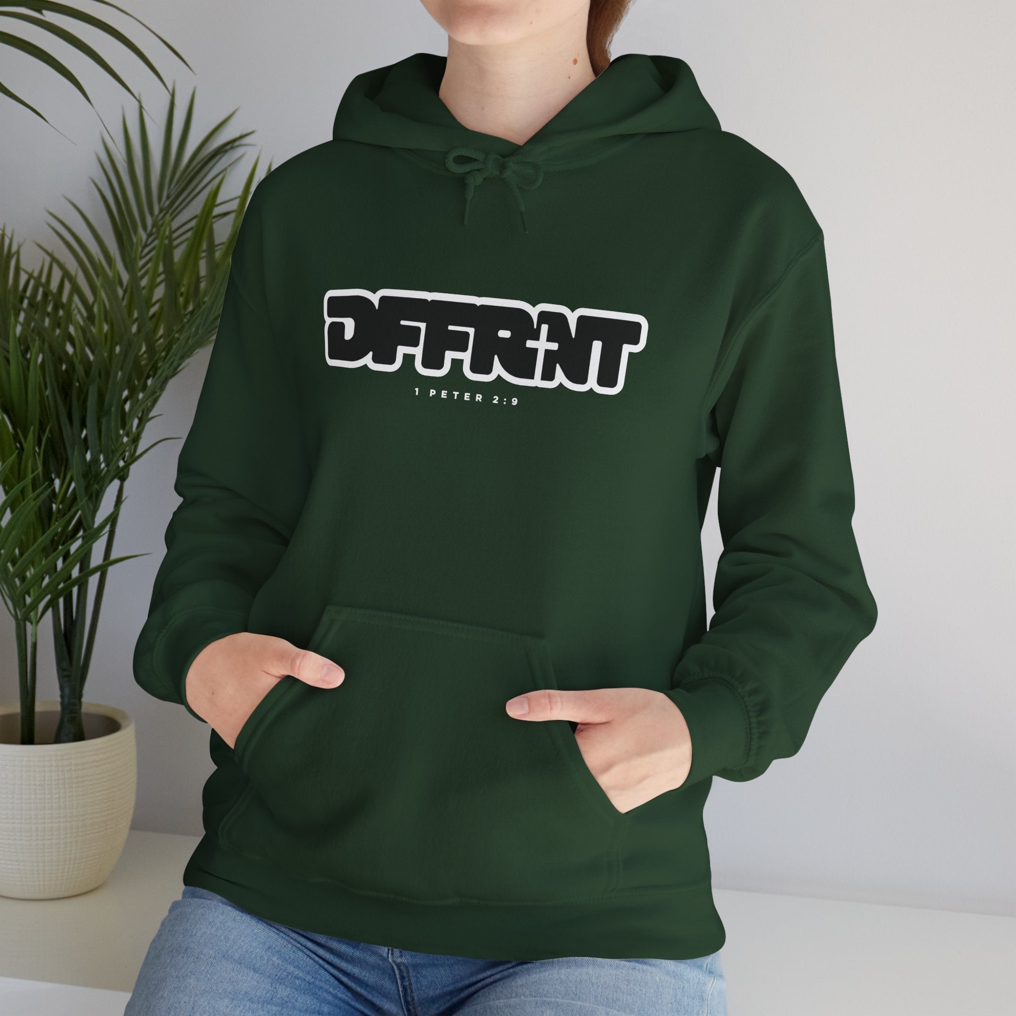 "DFFRNT"(DIFFERENT)-FILLED- Hoodie