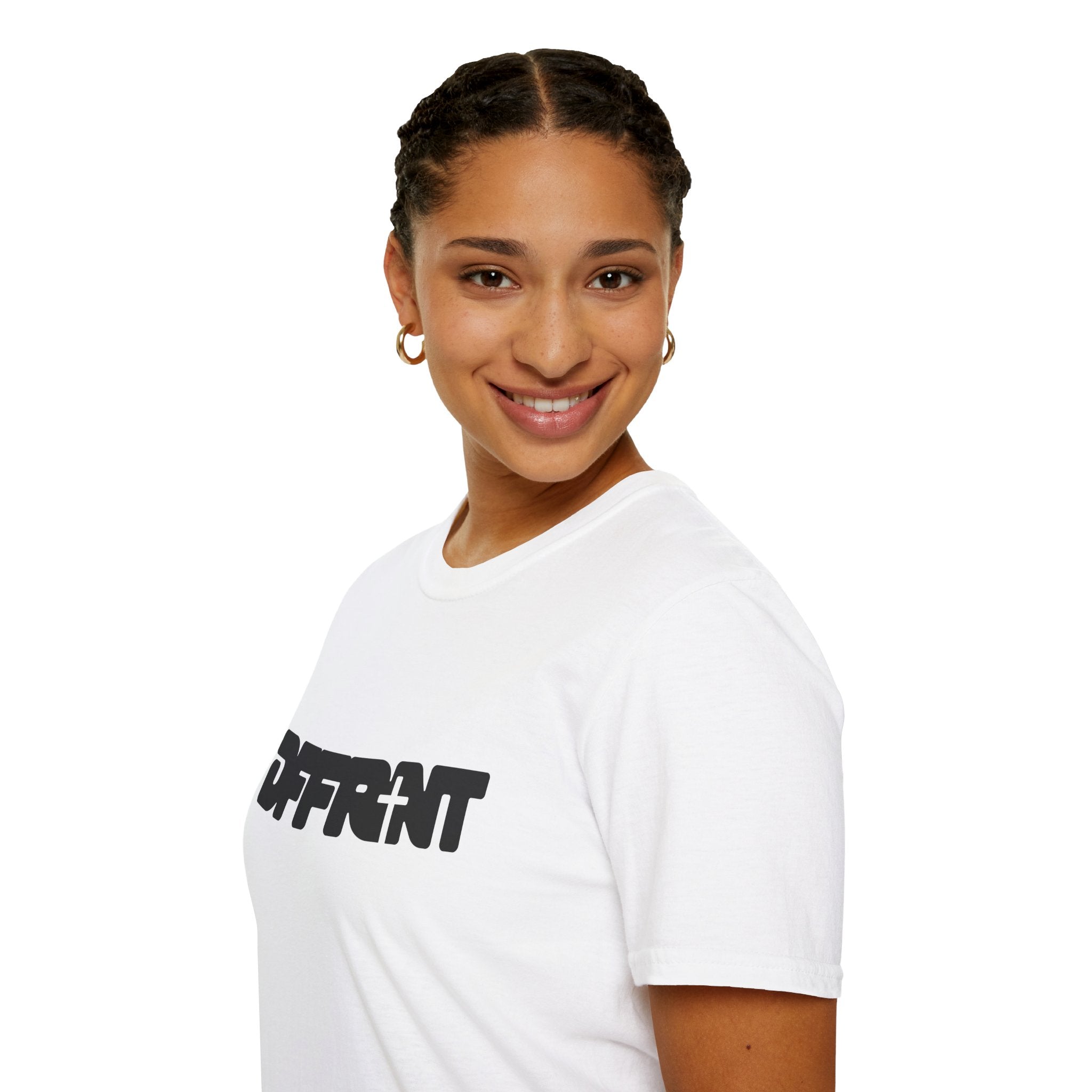 Different(DFFRNT) Text Logo T-Shirt