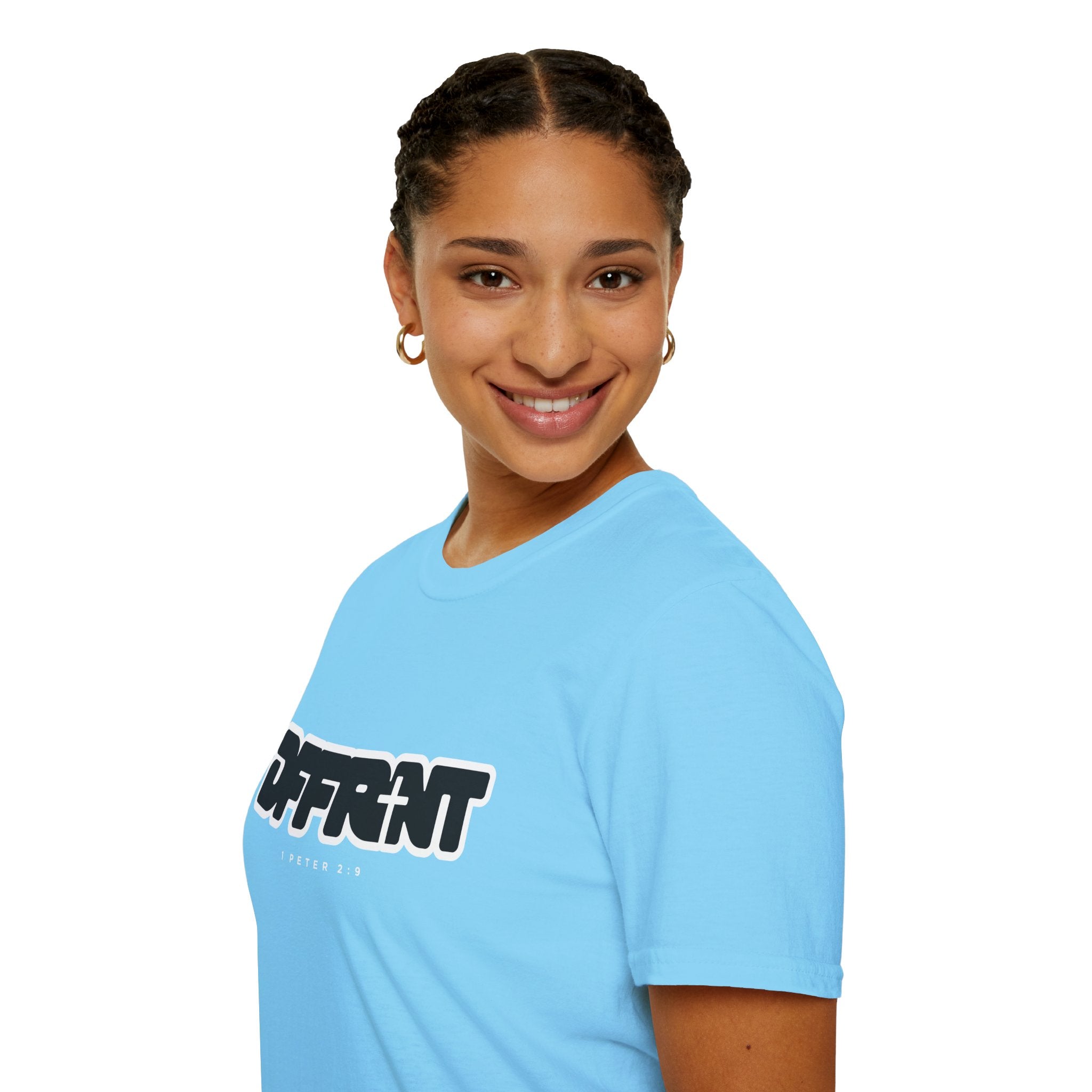 Different(DFFRNT) Text Logo T-Shirt