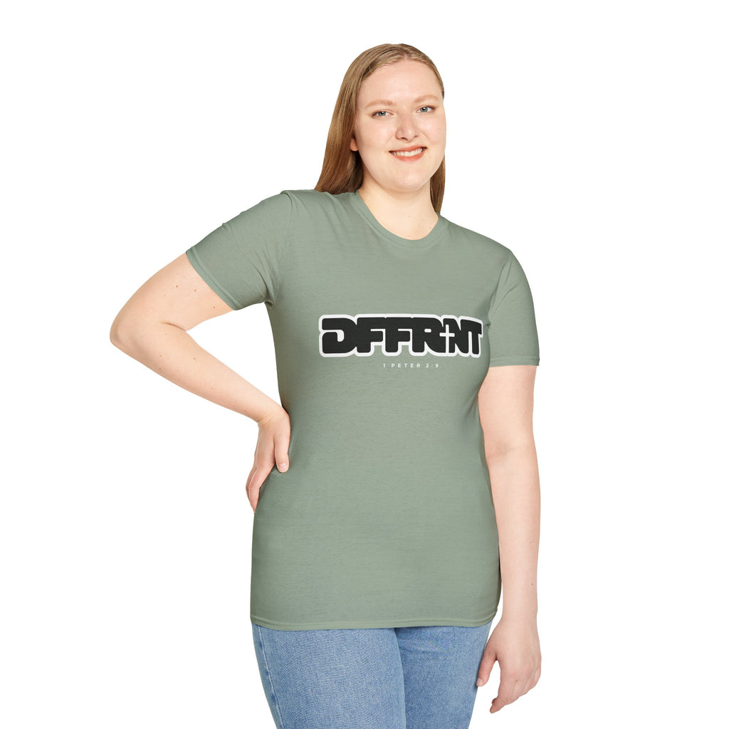 Different(DFFRNT) Text Logo T-Shirt