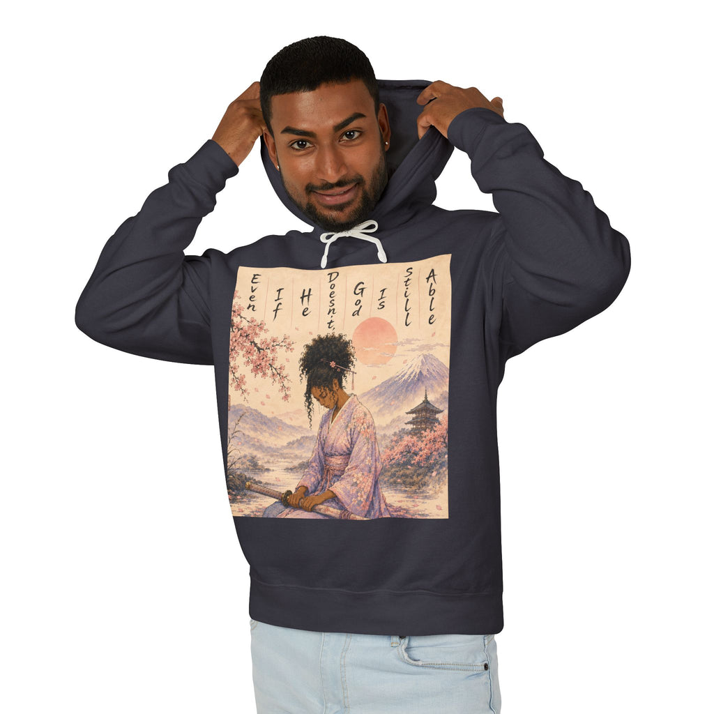 God is able Samurai hoodie