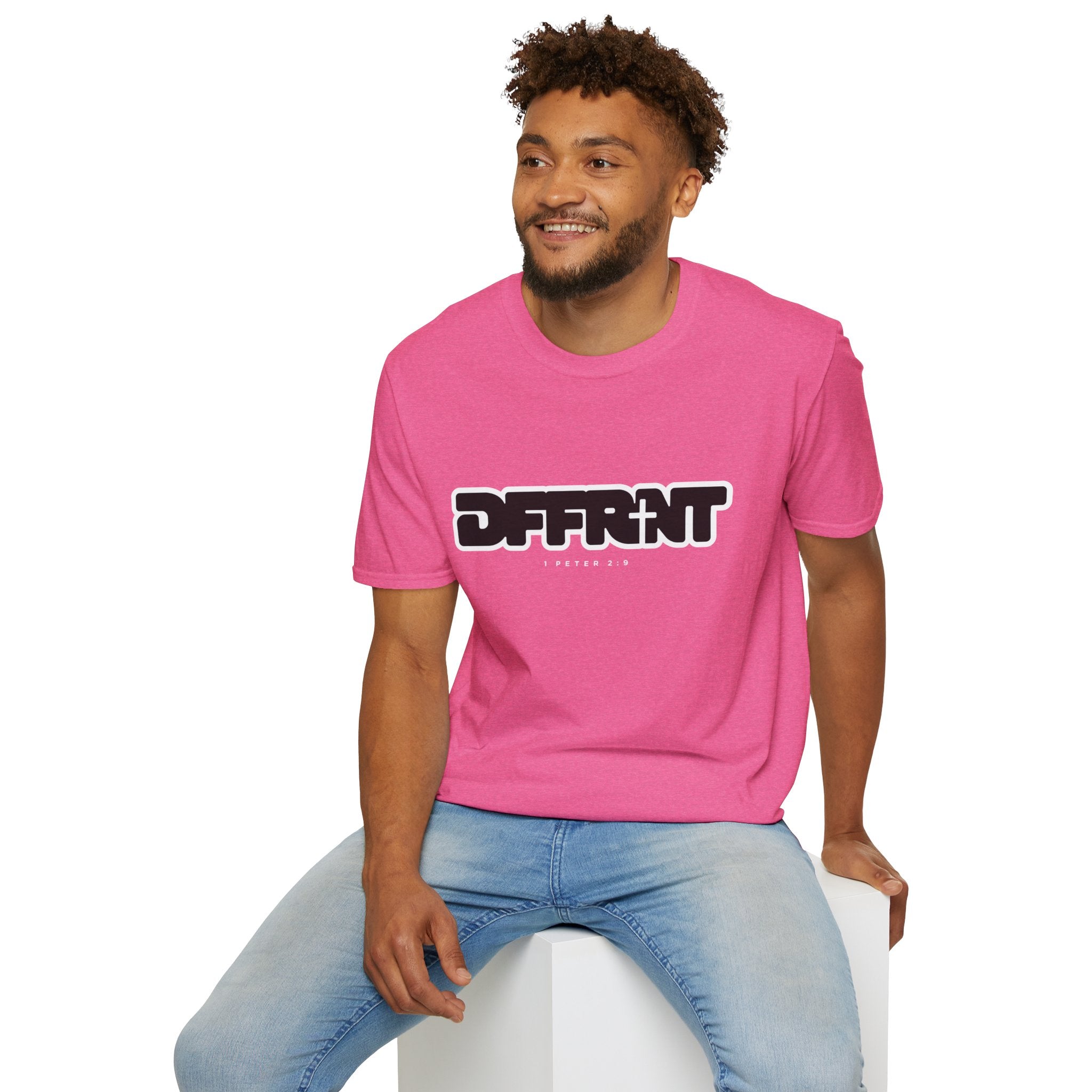 Different(DFFRNT) Text Logo T-Shirt