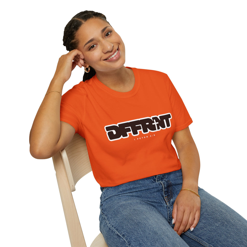 Different(DFFRNT) Text Logo T-Shirt