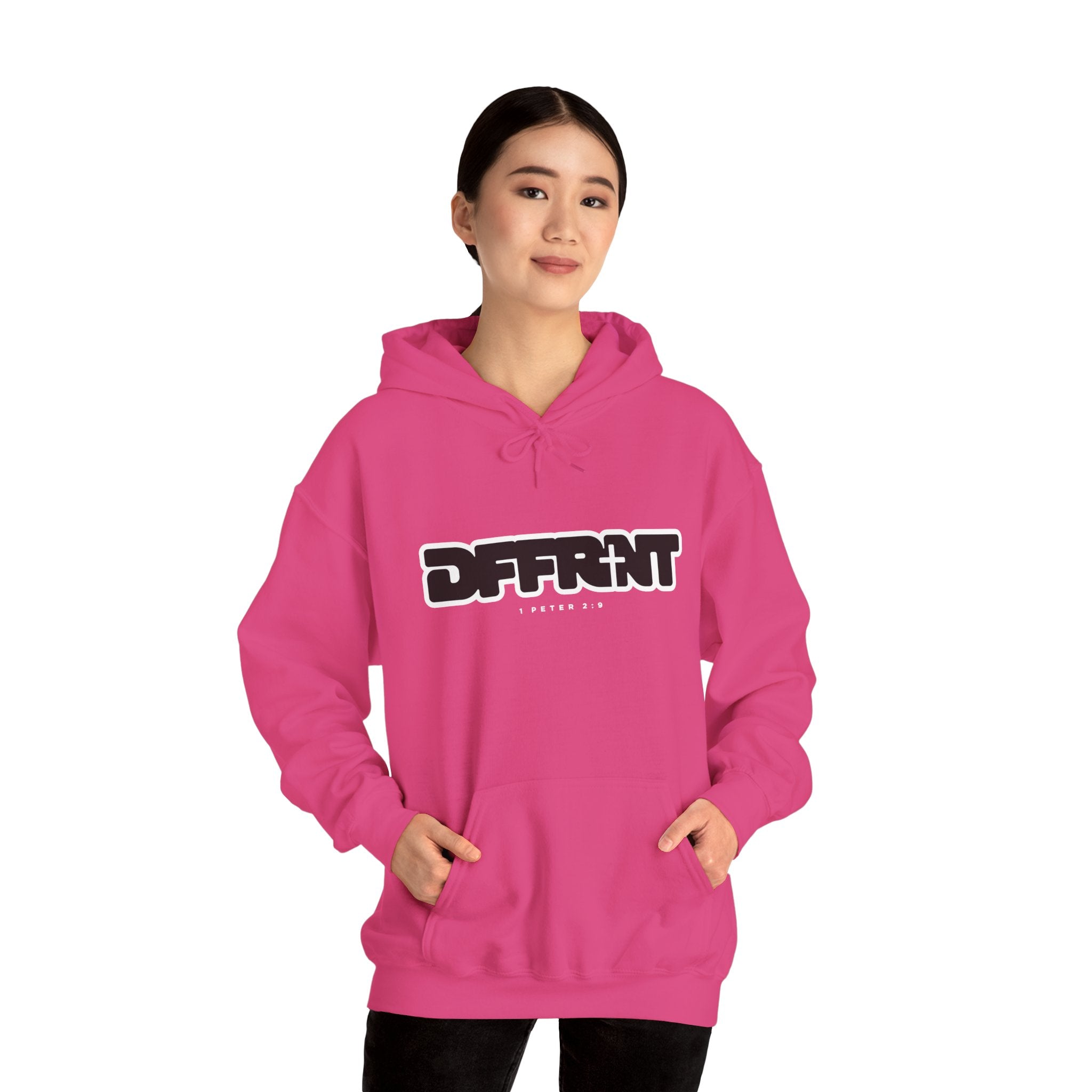"DFFRNT"(DIFFERENT)-FILLED- Hoodie