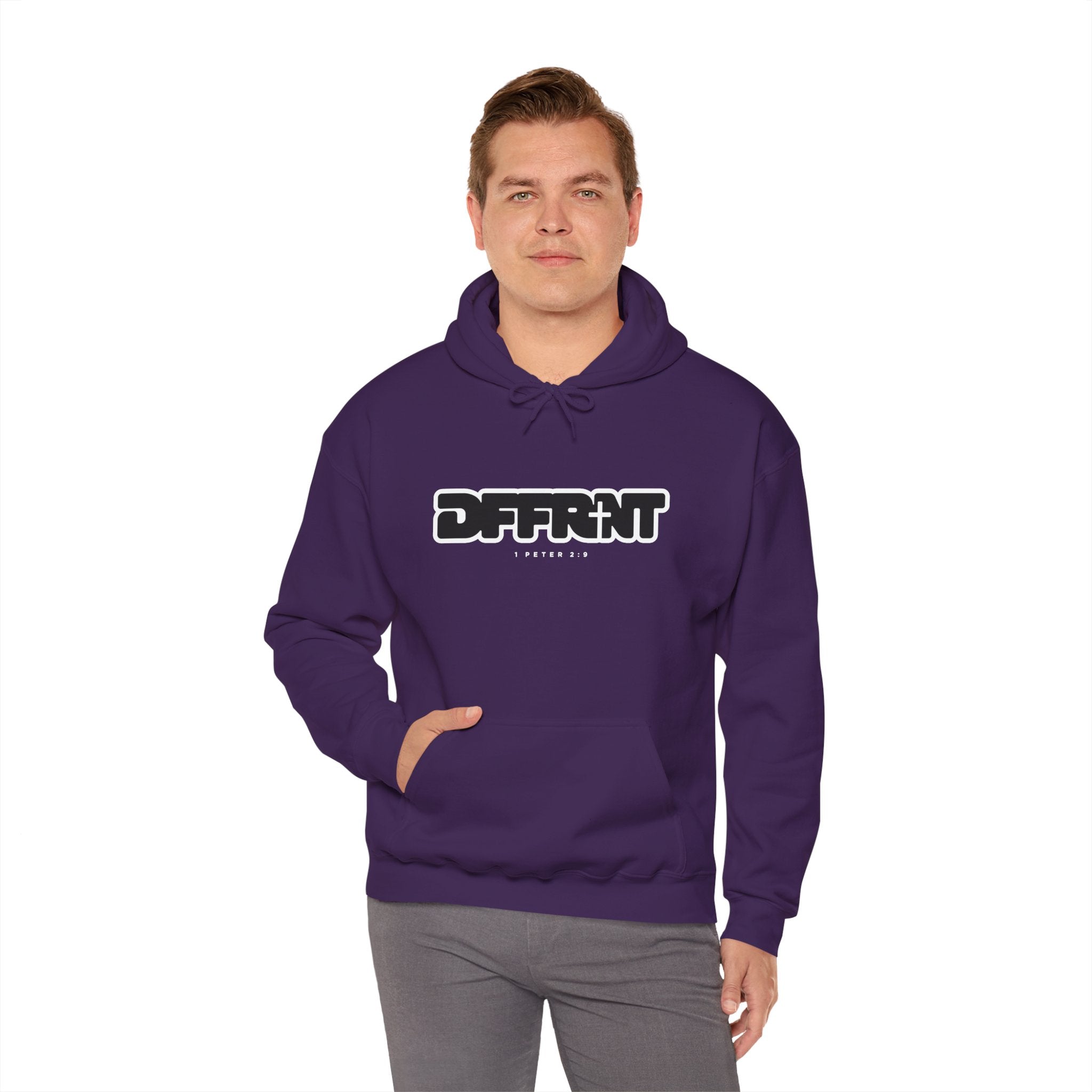 "DFFRNT"(DIFFERENT)-FILLED- Hoodie