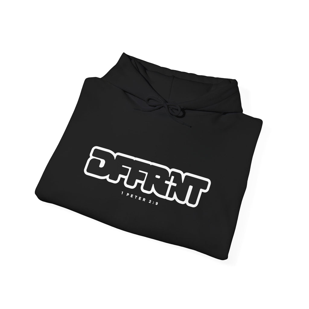 "DFFRNT"(DIFFERENT)-FILLED- Hoodie