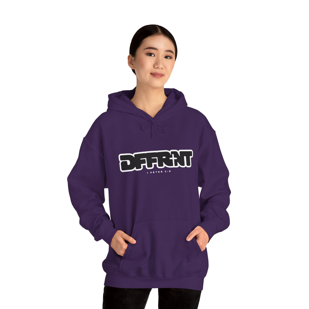 "DFFRNT"(DIFFERENT)-FILLED- Hoodie