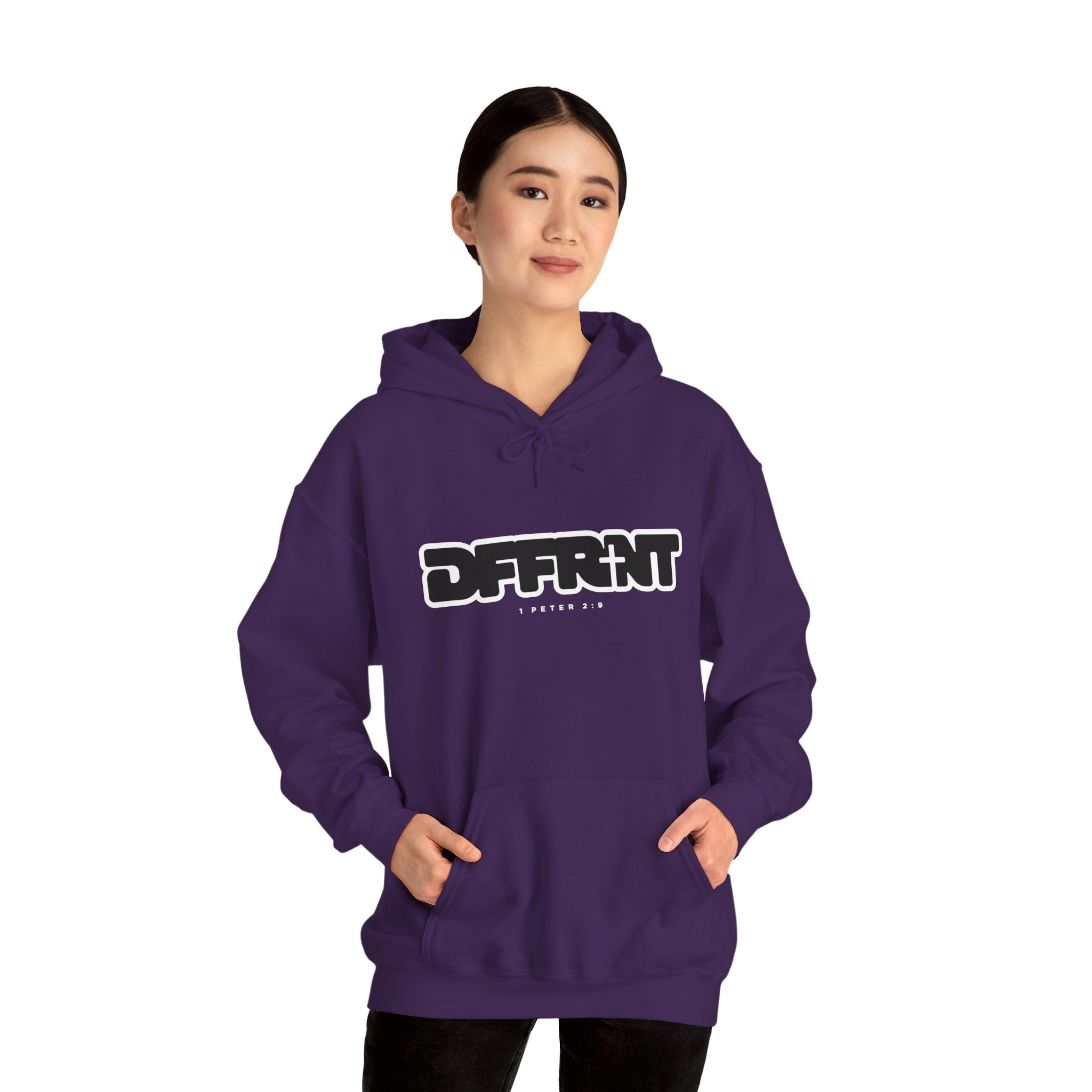 "DFFRNT"(DIFFERENT)-FILLED- Hoodie