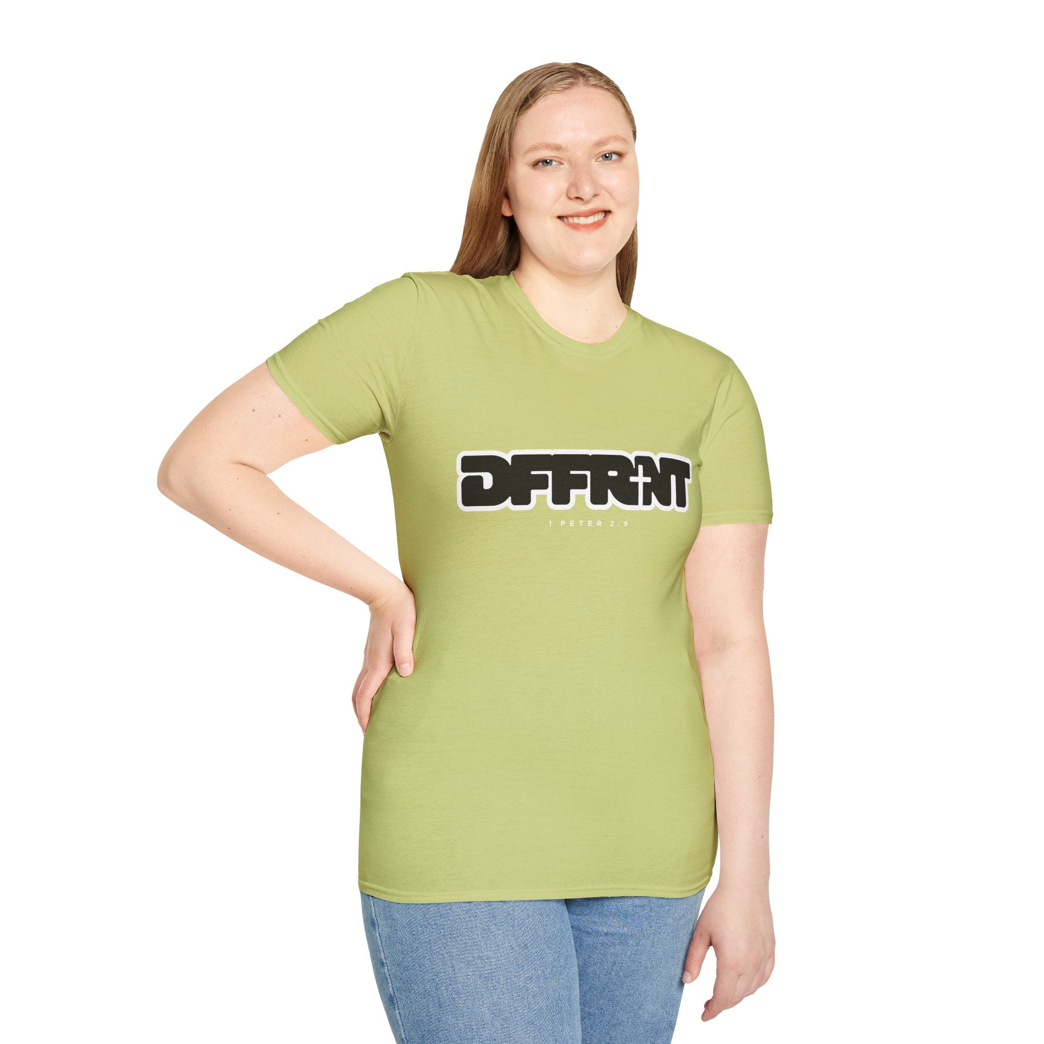 Different(DFFRNT) Text Logo T-Shirt