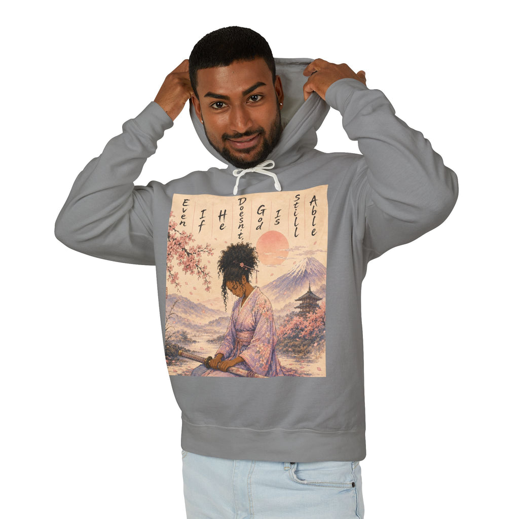 God is able Samurai hoodie