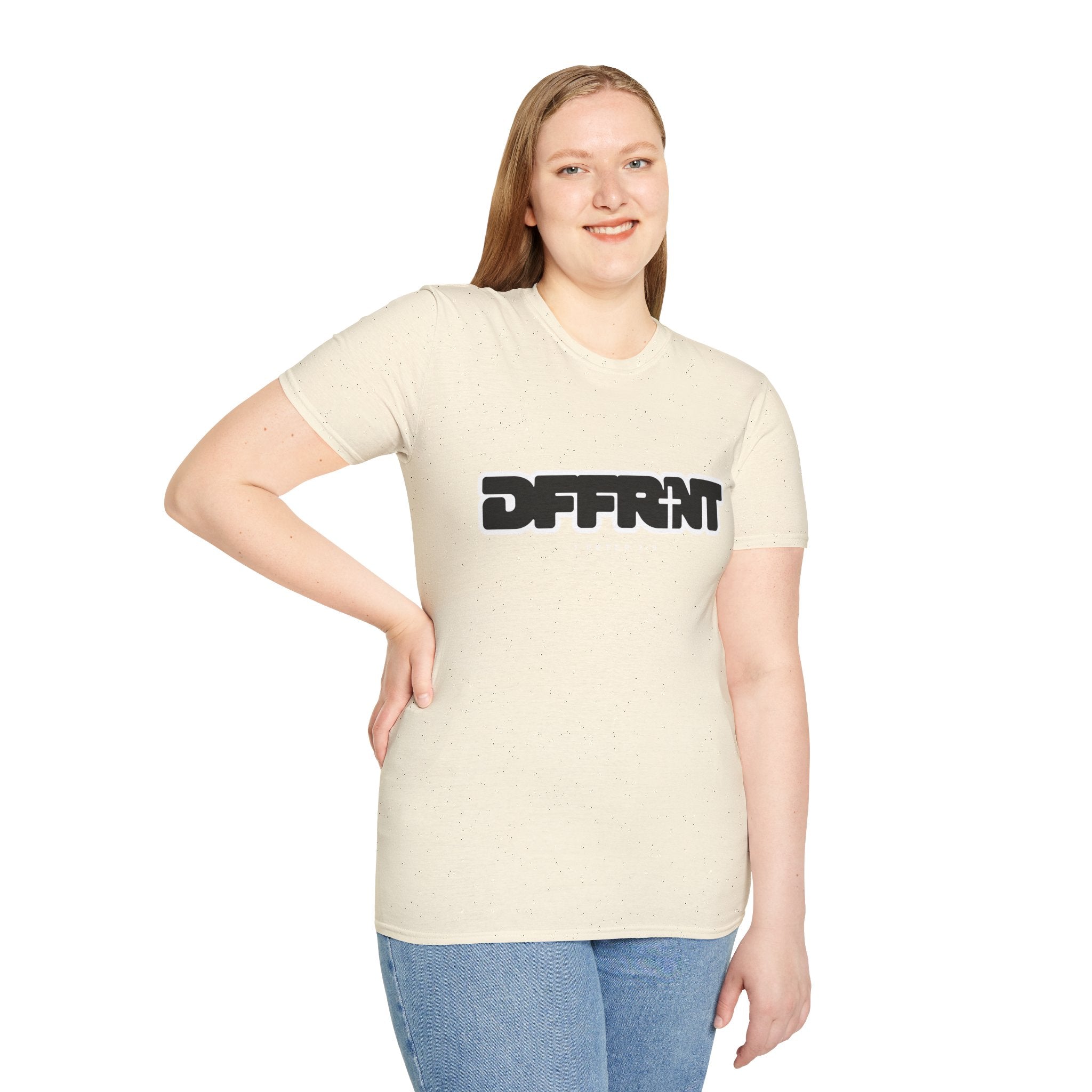 Different(DFFRNT) Text Logo T-Shirt