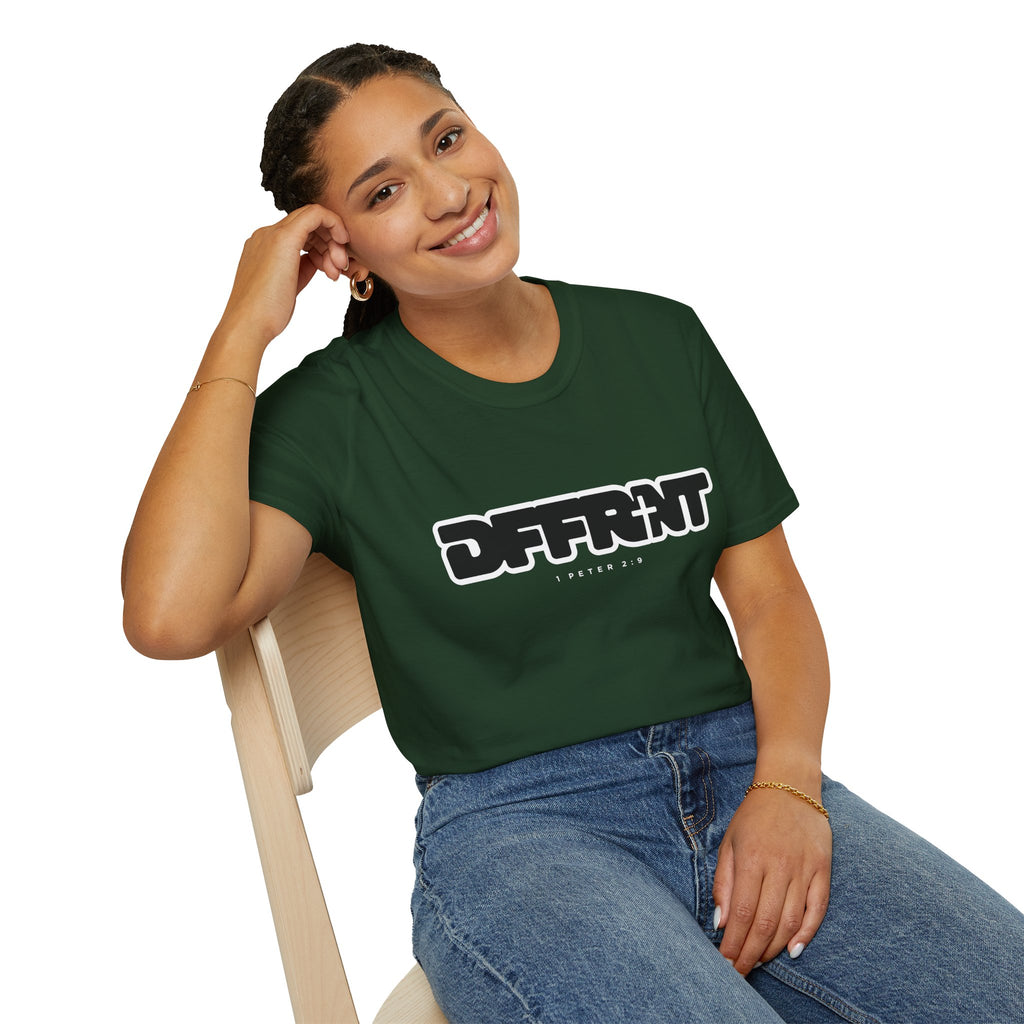 Different(DFFRNT) Text Logo T-Shirt