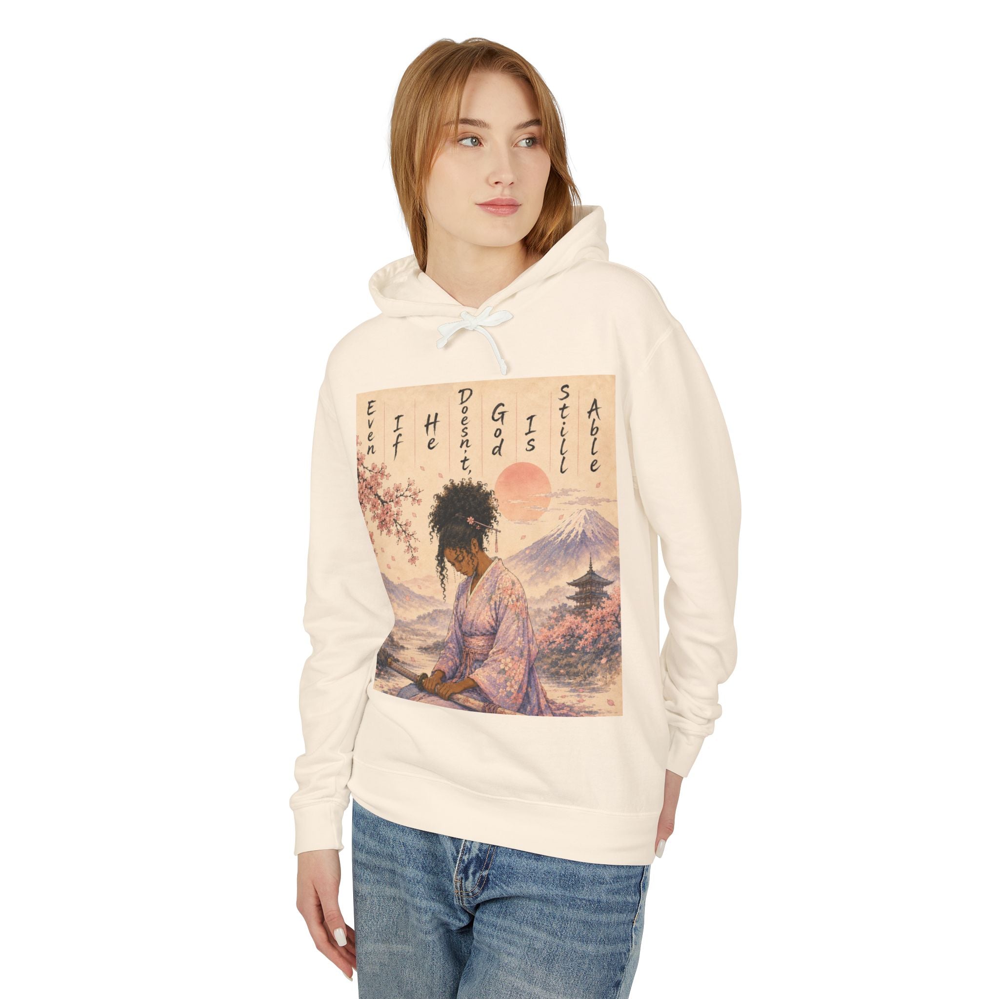 God is able Samurai hoodie