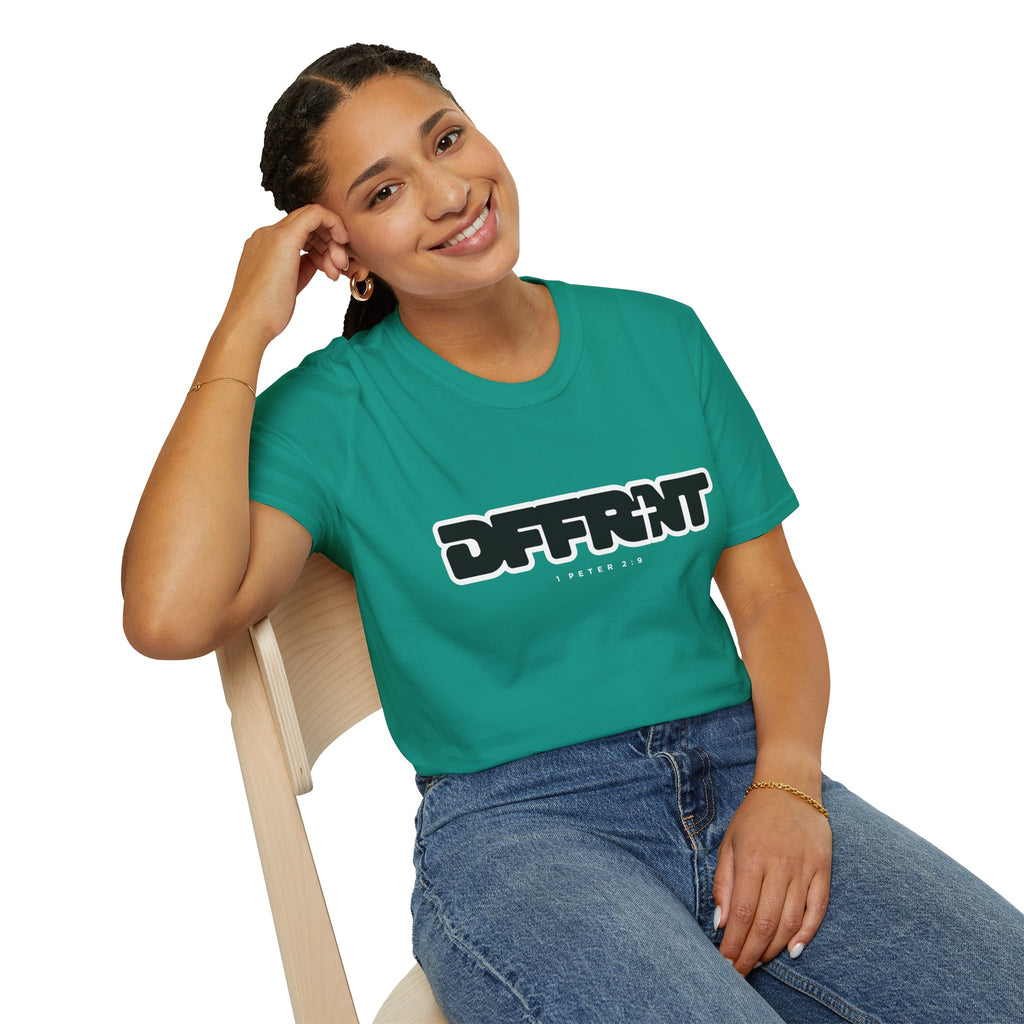 Different(DFFRNT) Text Logo T-Shirt