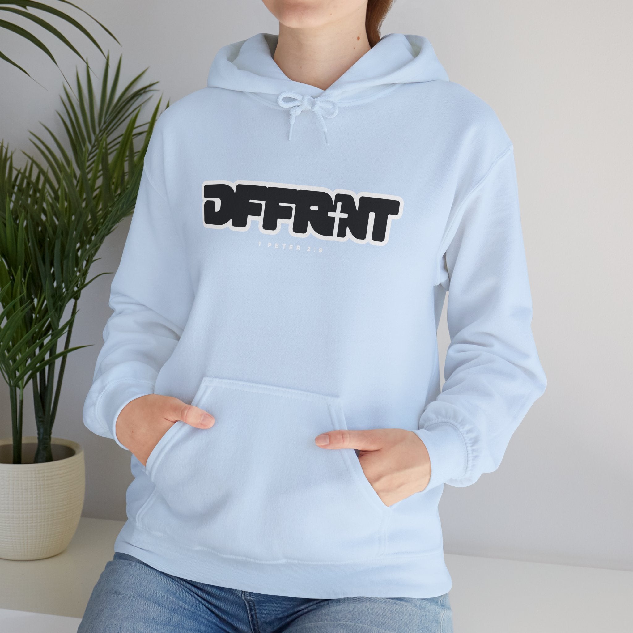 "DFFRNT"(DIFFERENT)-FILLED- Hoodie