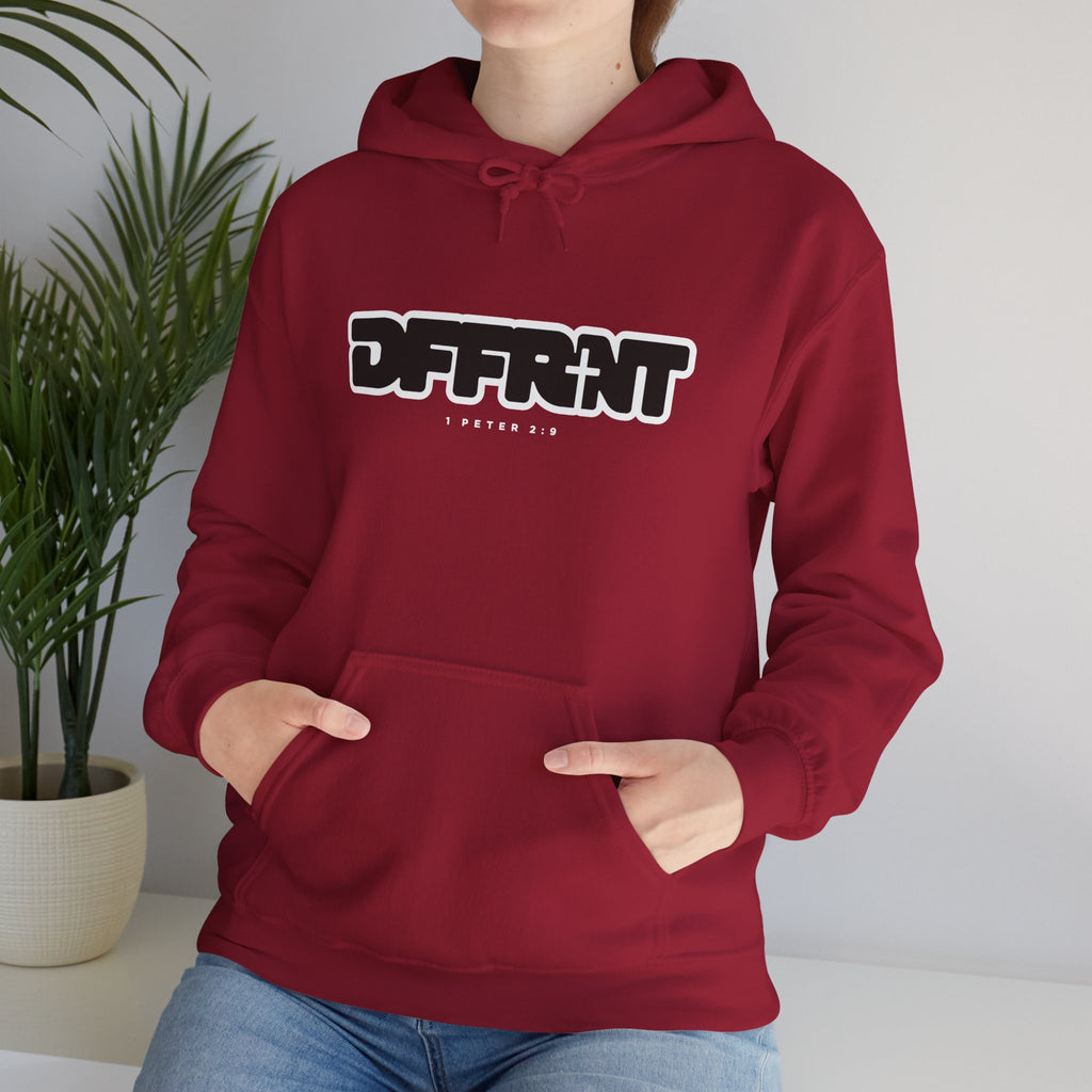 "DFFRNT"(DIFFERENT)-FILLED- Hoodie